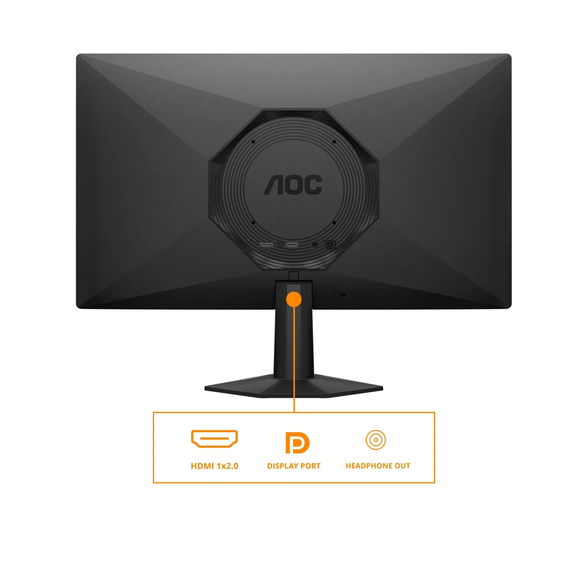 AOC Moniteur 24G50F 24 Pouce 180Hz (OC, Native 144Hz) IPS Dalle, 4ms GtG, HDR10, G-Sync Comptible, (1920x1080 HDMI 1x 2.0 DP 1x 1.4) Noir