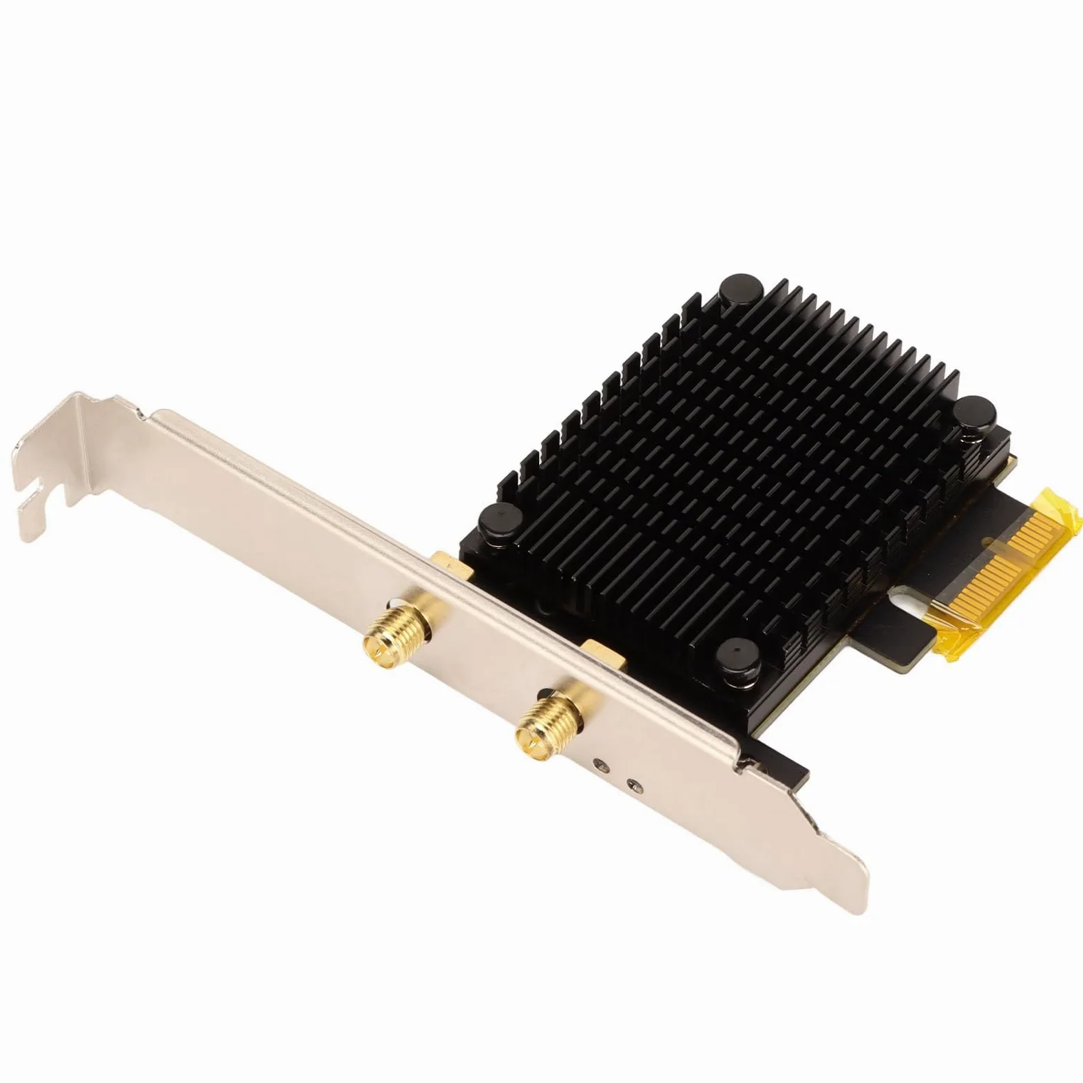 Semme Bande de Carte WiFi PCIE 5G 6G 5400Mbps avec Antenne 6dBi, MU MIMO, Faible Latence, Compatible avec 10/11