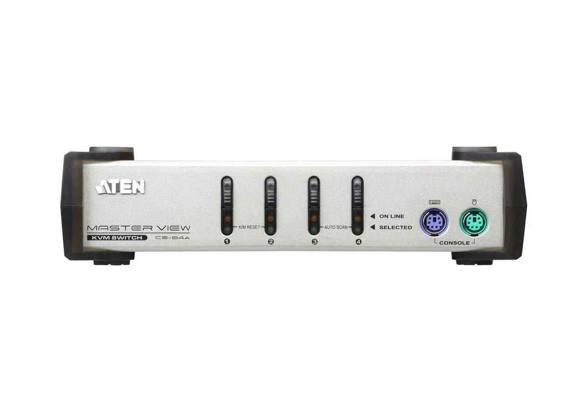 Aten MasterView CS84 Switch KVM pour 4 ordinateurs PS2