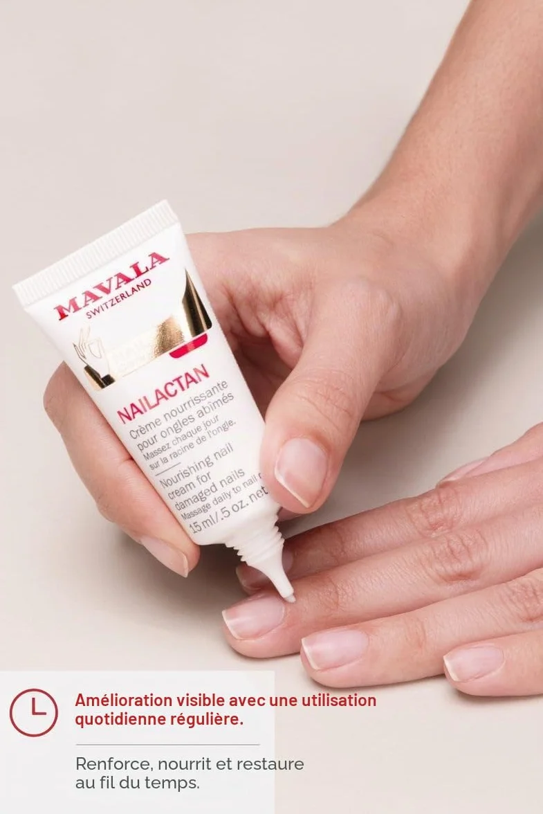 Mavala Crème Nourrissante Nailactan pour Ongles Abîmés Soin Réparateur 15ml