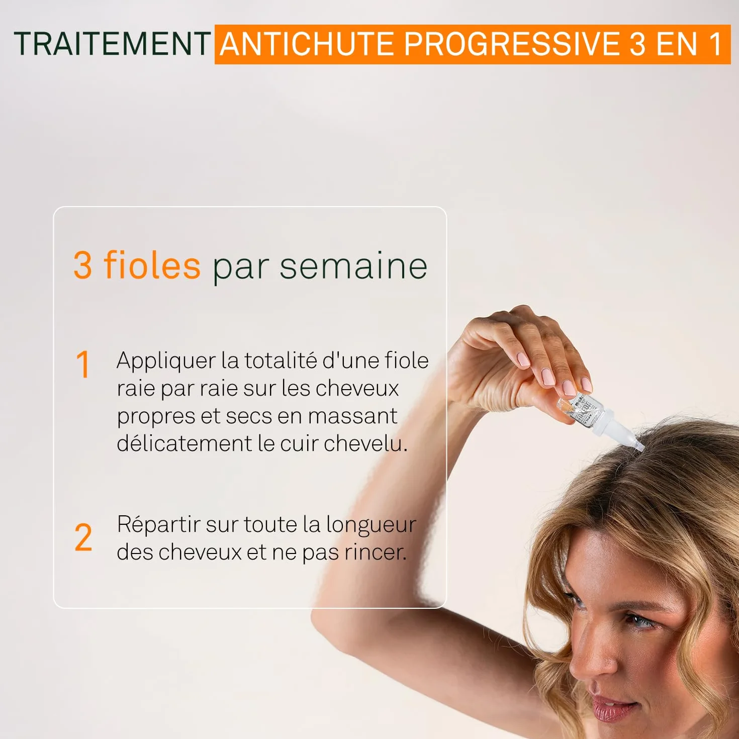 Luxéol Traitement Antichute Progressive 3 En 1 Favorise Pousse Diminue Perte Cheveux Densifie Chevelure 1 Mois 14 Fioles 6 ml