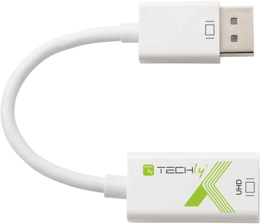 TECHLY ADAPTADOR DISPLAYPORT 1.2 Macho 4K 60HZ A HDMI 15