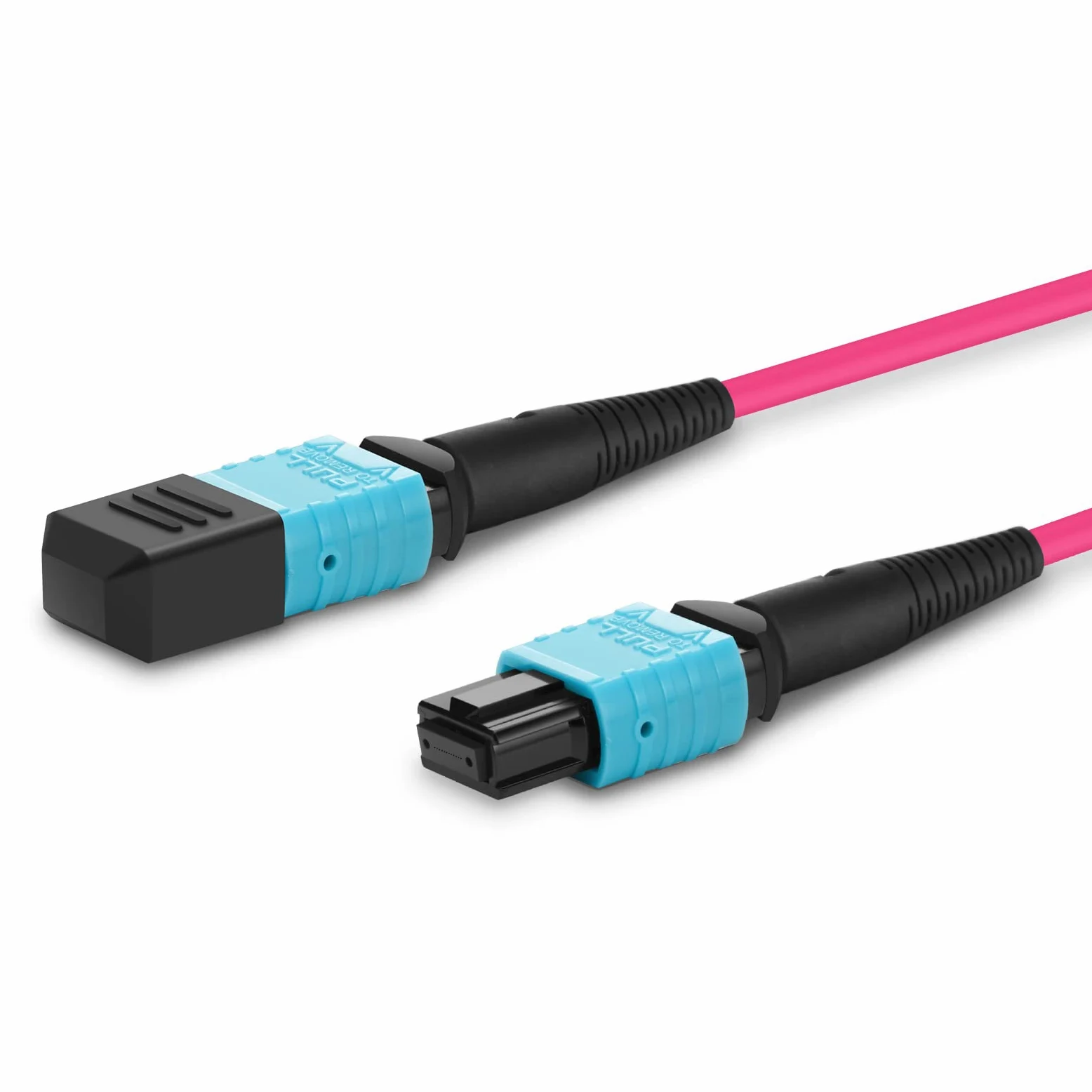Câble patch MTP vers MTP - Fibre optique - 12 fibres femelles - 40 G/100 G/200 G/400 G - OM4 50/125 - Multimode Elite Trunk - Type B - Plenum (OFNP) - 7 m.