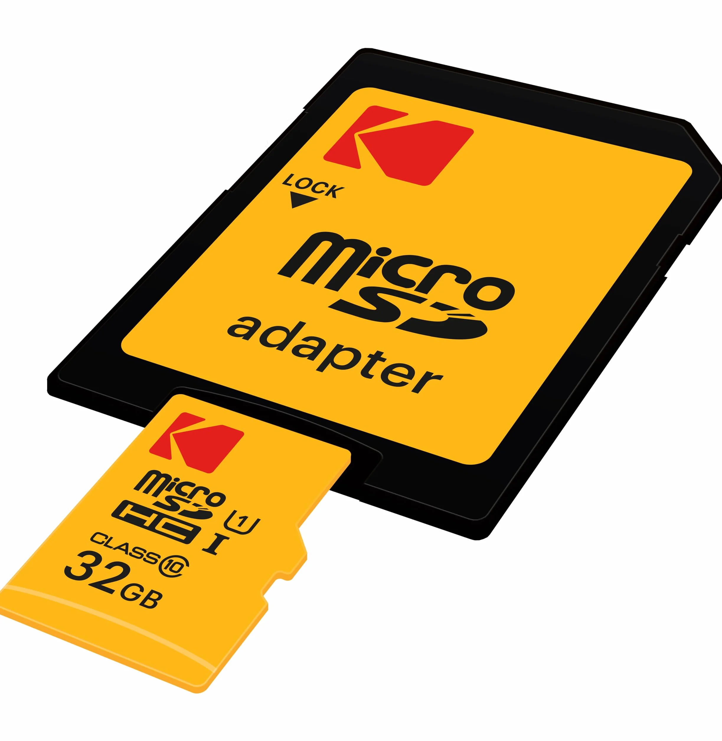 Kodak Carte Micro SD 32 Go UHS-I U1 V10 A1 microSDHC/XC Lecture 85Mo/s Écriture 25Mo/s