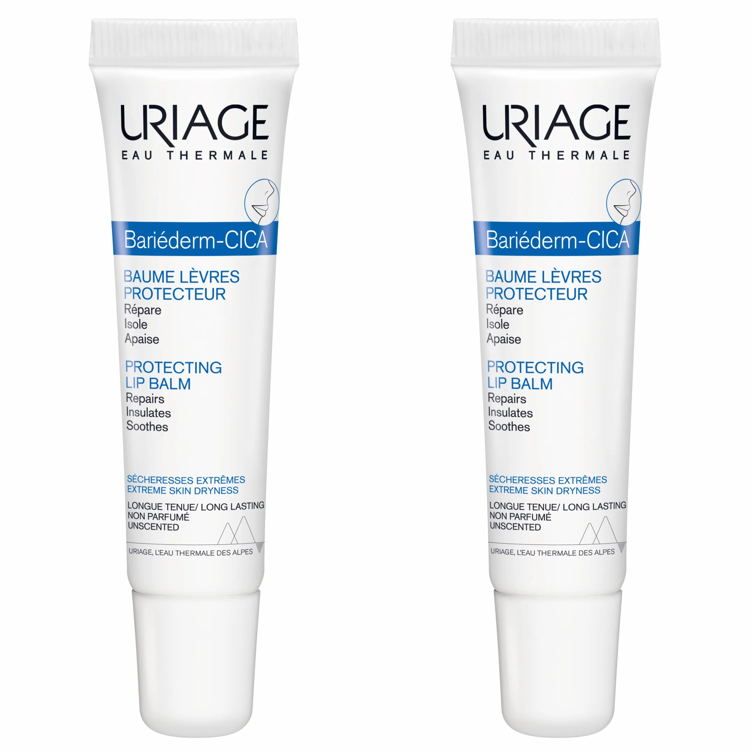 Uriage Bariéderm Cica-Lèvres Baume Protecteur 2x15ml