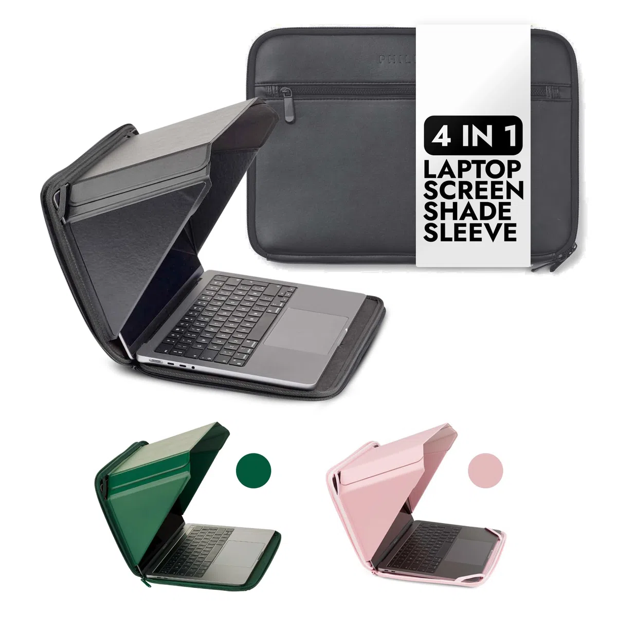 Pare-Soleil et Housse de Protection visuelle | Universel pour Tous Les MacBook 13