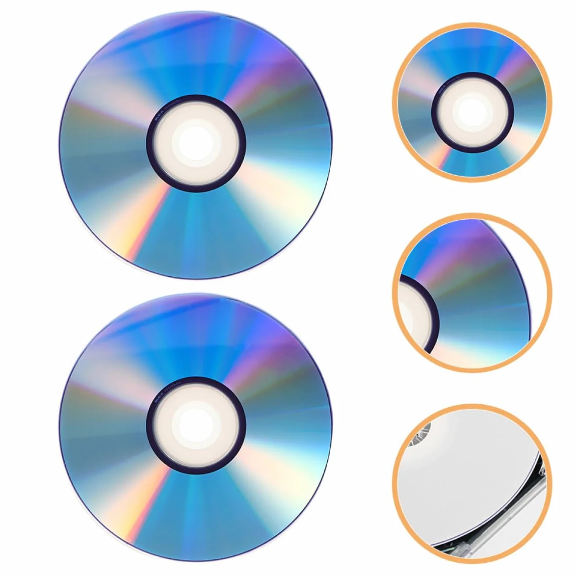 Hemobllo Sets de Disques DVD Vierges Enregistrables Haute Capacité Lot de 2 avec Boîtier Jewel Case