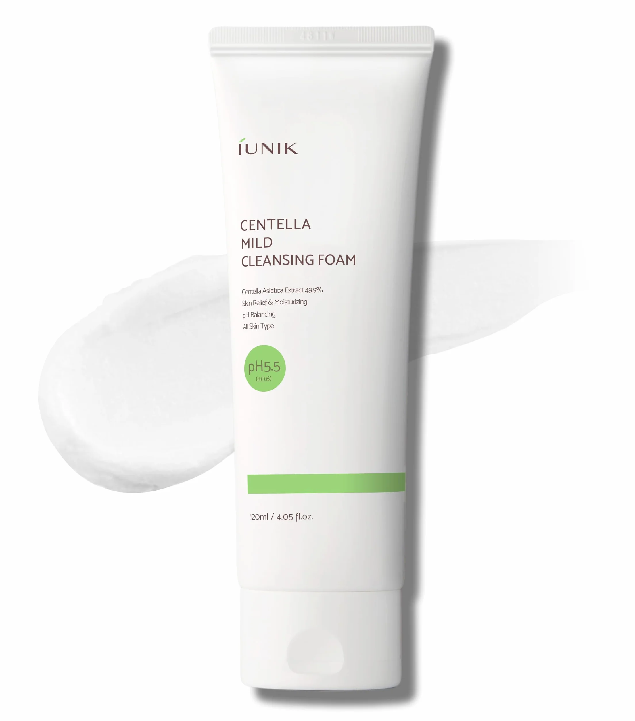 IUNIK Centella Mild Cleansing Foam 120 ml