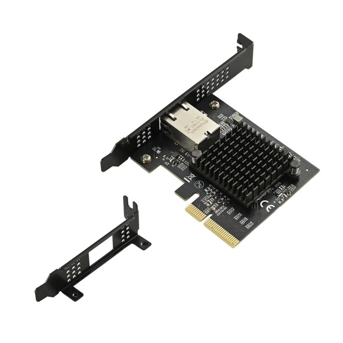 Carte réseau PCIE 10 Gbit/s Carte d'interfaces Single Port 1G/2.5Gbps/5Gbps/10Gbps Adaptateur réseau pour serveur professionnel Outil