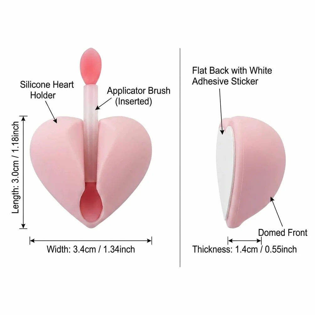 LANEIGE Support de pinceau à lèvres en silicone - Housse de protection rose bleu vert