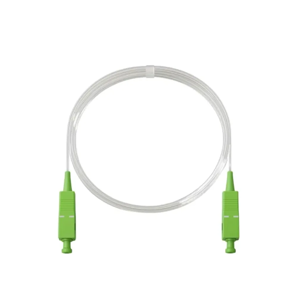 Kit Essentiel Rallonge Fibre Optique Orange SFR Bouygues - 40m - Câble Transparent Sur Enrouleur + Jarretière Invisible 3m SC-APC/SC-APC + 20 Clips Adhésifs - Déplacement/Déportation De Box Internet