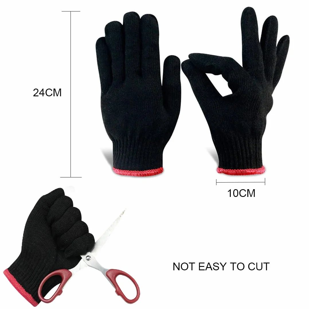 Gants Contre La Chaleur De Protection Professionnels pour Coiffure 2 Pièce