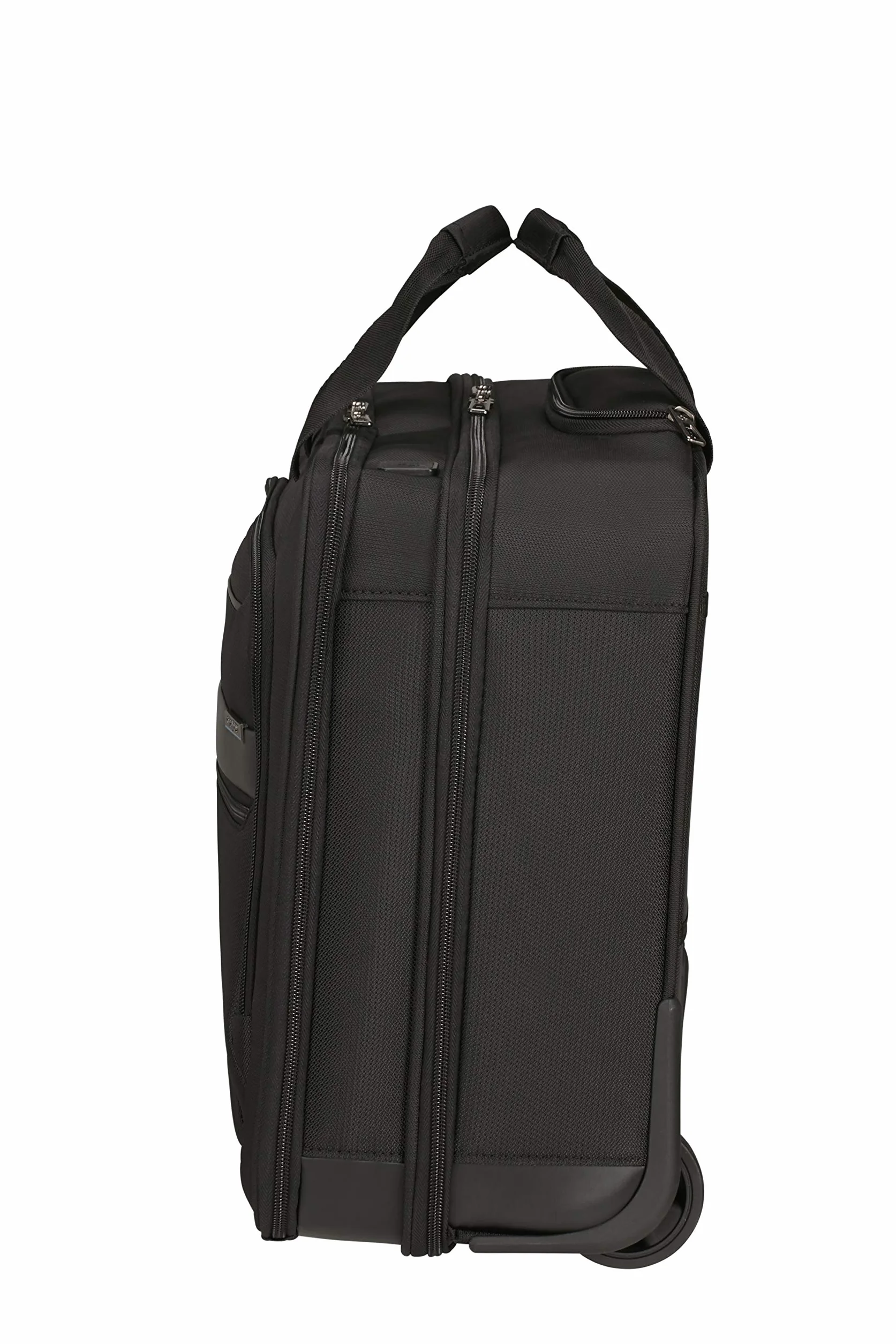 Samsonite Vectura Evo - Sacoche pour ordinateur portable à roulette 17.3 pouces, 46 cm, 27.5 L, Noir (Black)