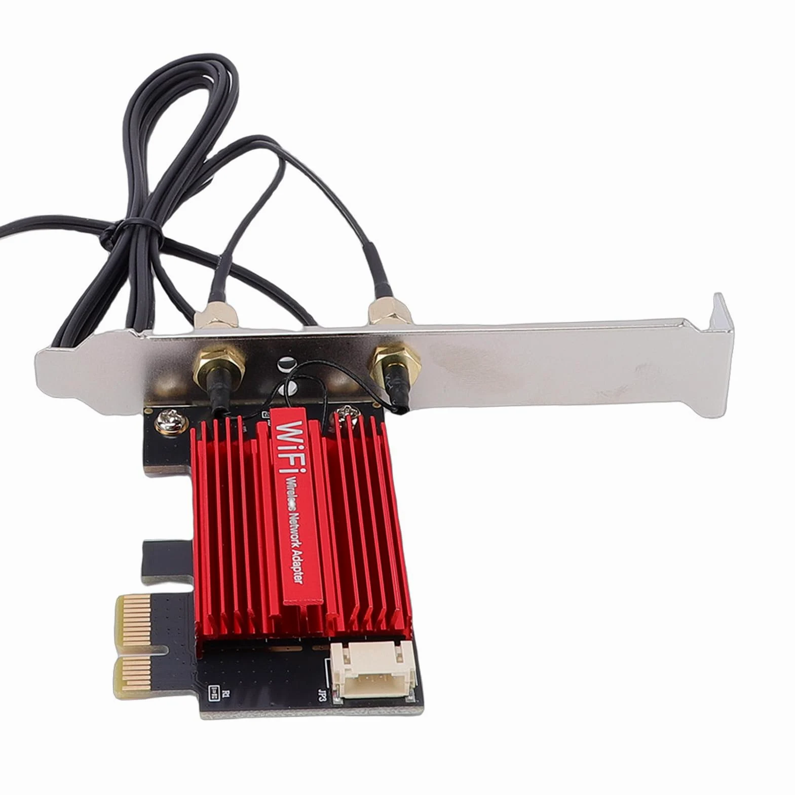 KIMISS Carte Réseau Fil WiFi 7 PCIe, Adaptateur Bande 6G/5G/2.4G pour 10/11, Prise en Charge Bluetooth 5.4, Haute Vitesse 2880 Mbps