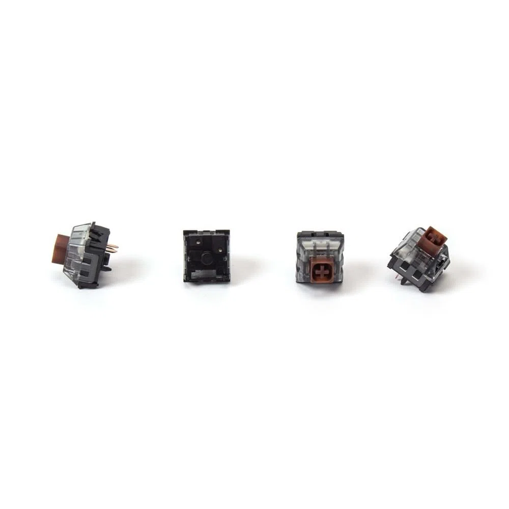 DucKey Kailh Box V2 Switch, Commutateur MX White Clicky/Brown Tactile/Red Linear 5Pin pour Clavier Mécanique (Color : Brown, Size : 110PCS)
