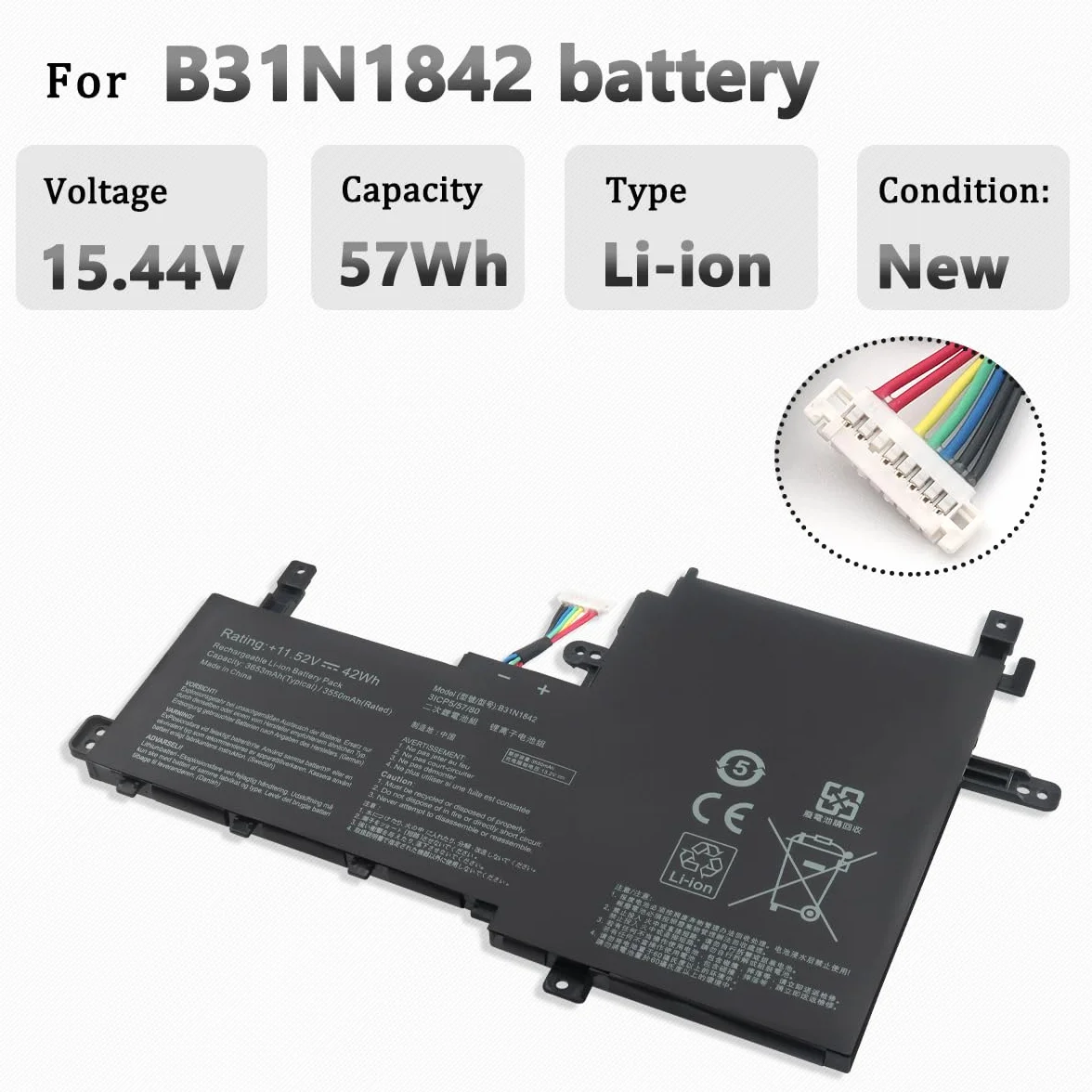 Bateria do ASUS VivoBook 15 K513 M513 X513 S513 F513 K531 X531 S531