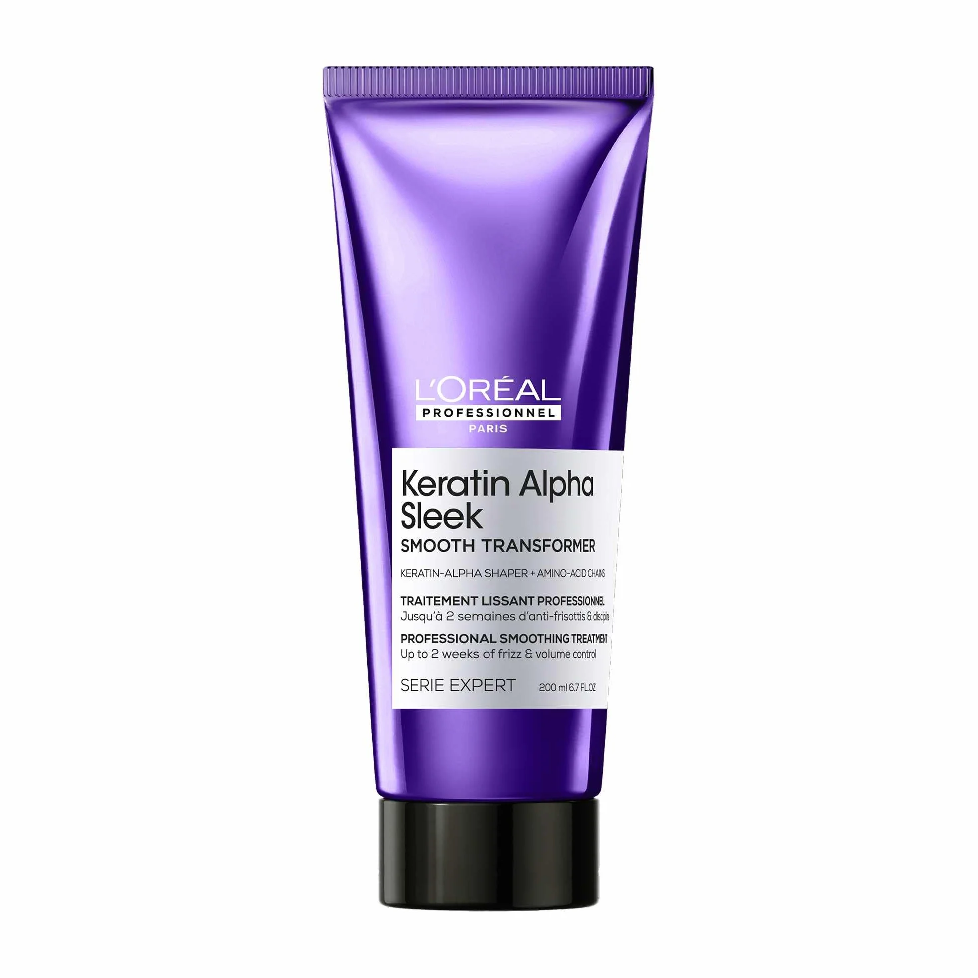 L'OREAL PROFESSIONNEL Soin Cheveux Lissant Keratin Alpha Sleek Anti-Frisottis 200 ml