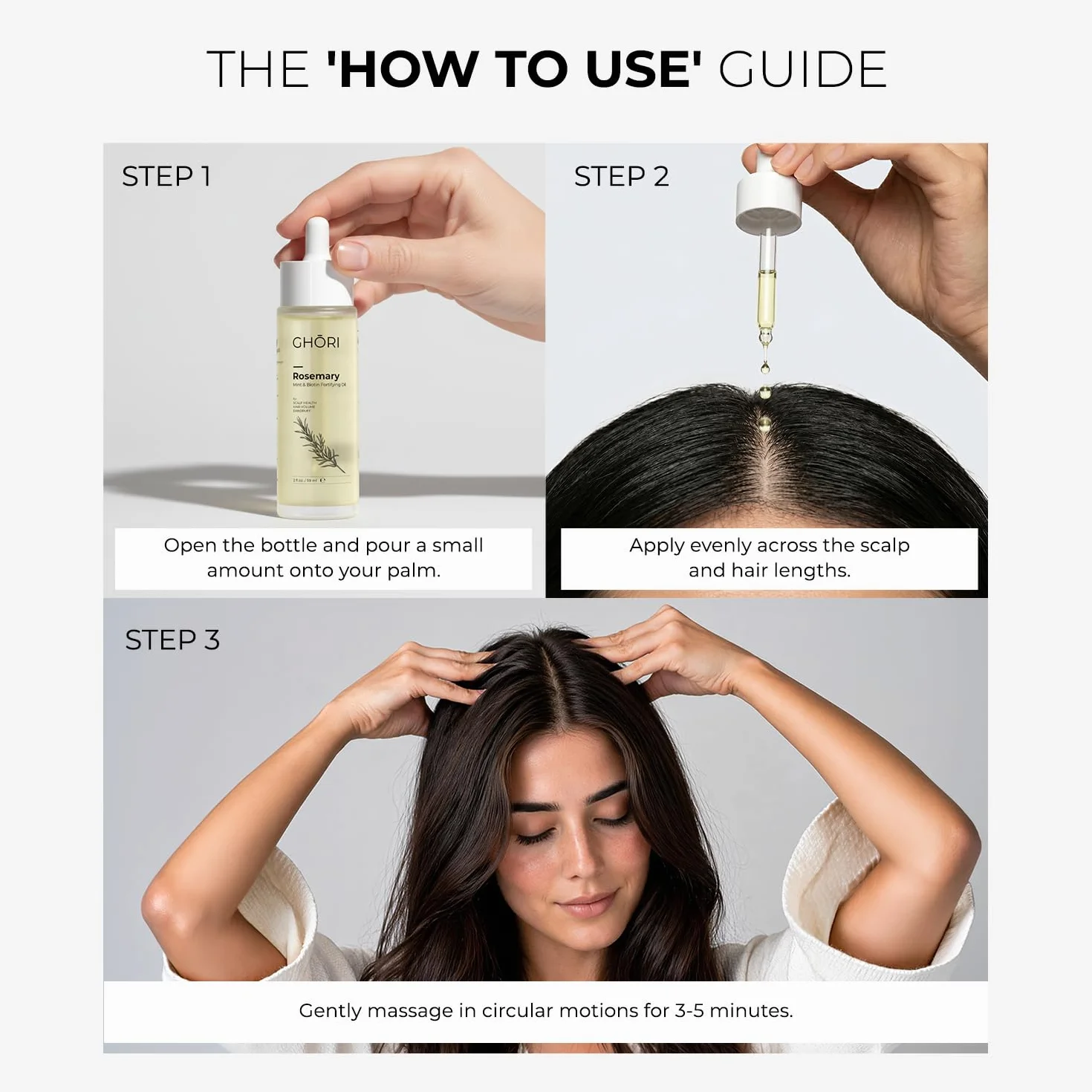 Rosemary Mint & Biotin Fortifying Hair Oil for Hair Growth & Scalp 59 ml