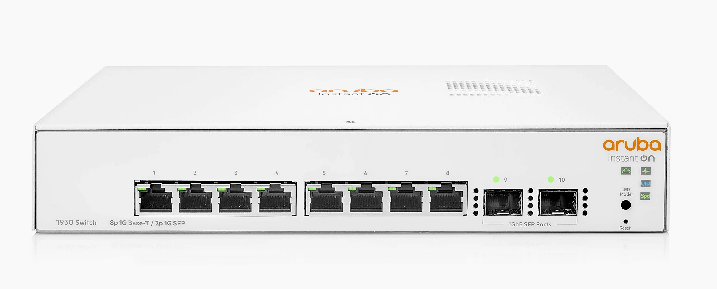 Aruba Instant On 1930 Gestito L2+ Gigabit Ethernet [10/100/1000] 1U Bianco (HPE ARUBA SWITCH INSTANT ON 1930 8G,8 PORTS 2SFP)