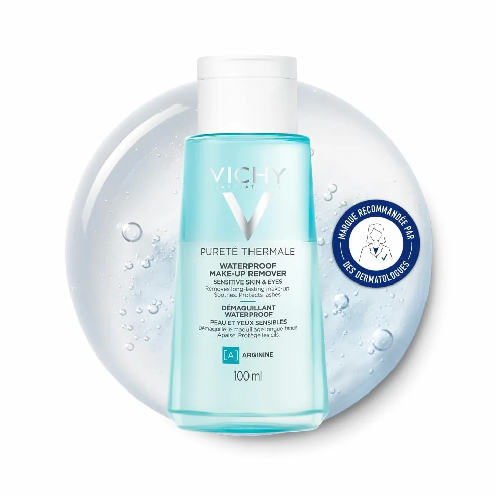Vichy Pureté Thermale Démaquillant Waterproof Yeux et Lèvres 100 ml