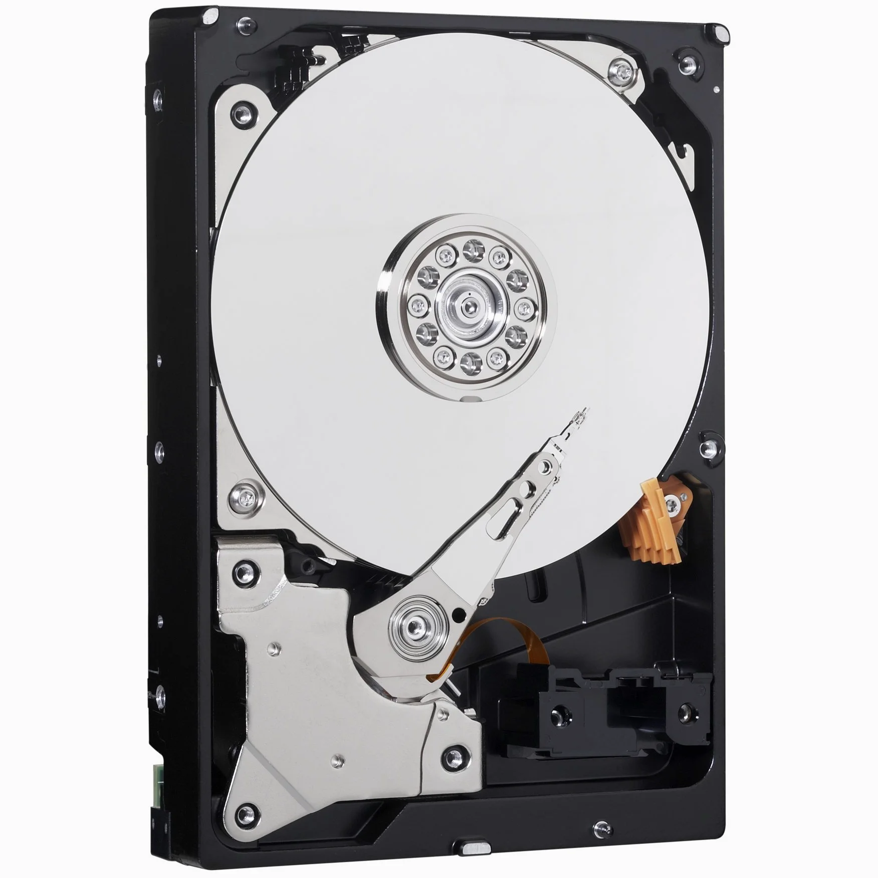WESTERN DIGITAL Blue WD20EZAZ - Disque dur - 2 To - interne - 3.5" - SATA 6Gb/s - 5400 tours/min - mémoire tampon : 256 Mo