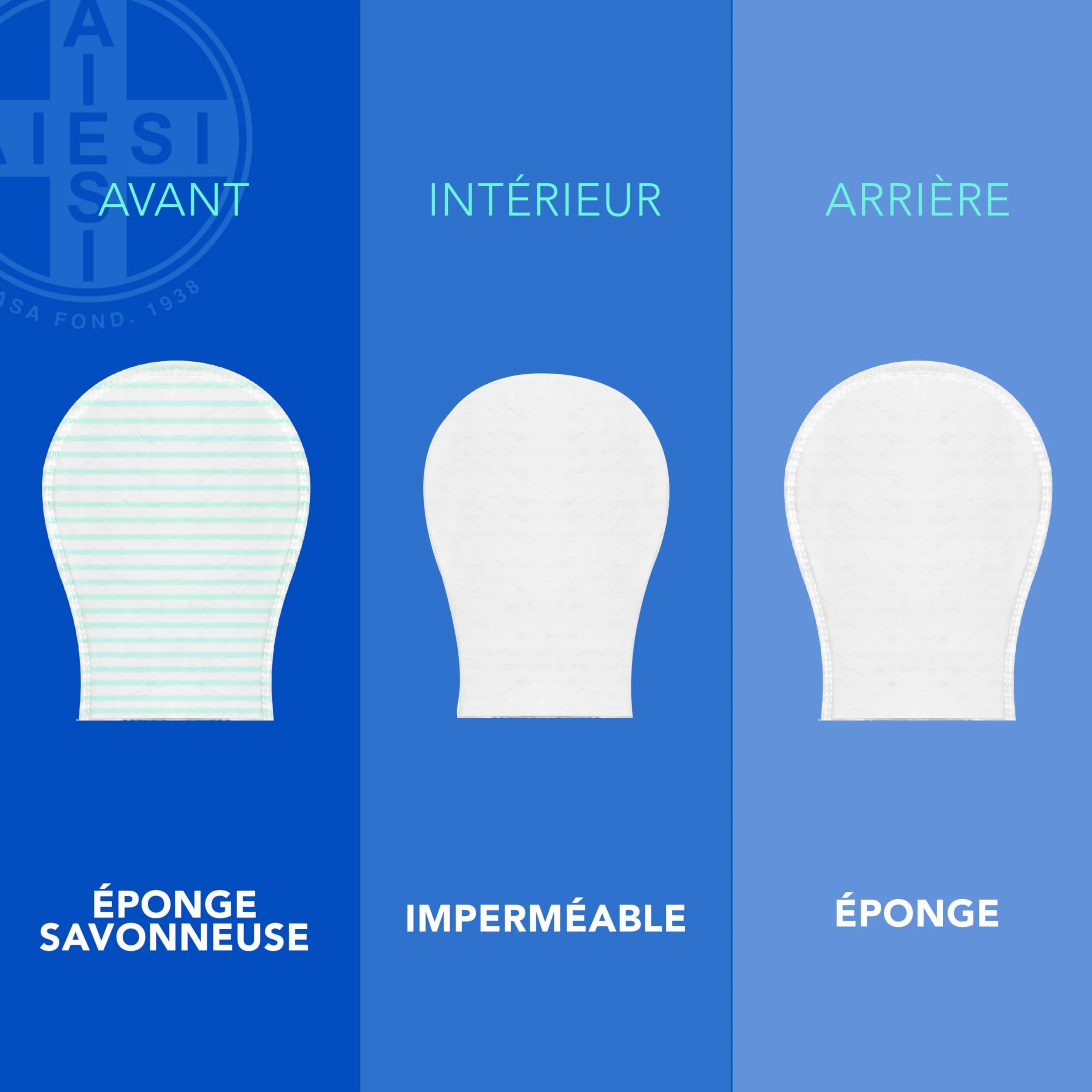Gants de toilette jetables avec savon imperméable éponge douce Paquet de 100 pièces
