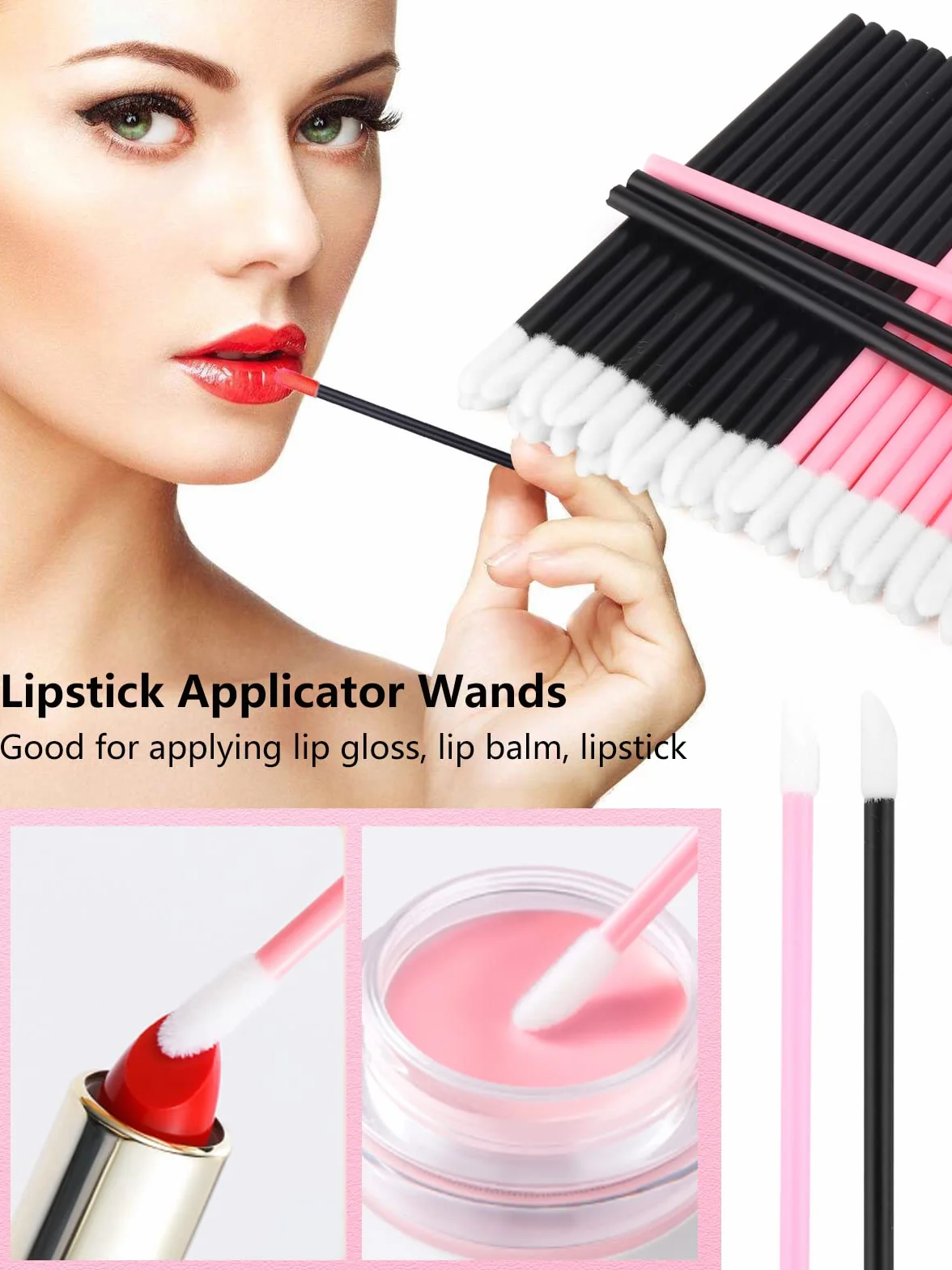LIONVISON Applicateur de Maquillage Jetable, Palette de Mélange avec Spatule, 262 Pinceaux