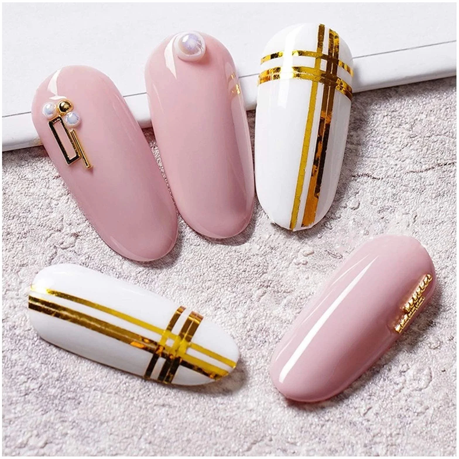 42 Couleurs Nail Art Striping Tape Bande Manucure Rouleau à Ongles Autocollant