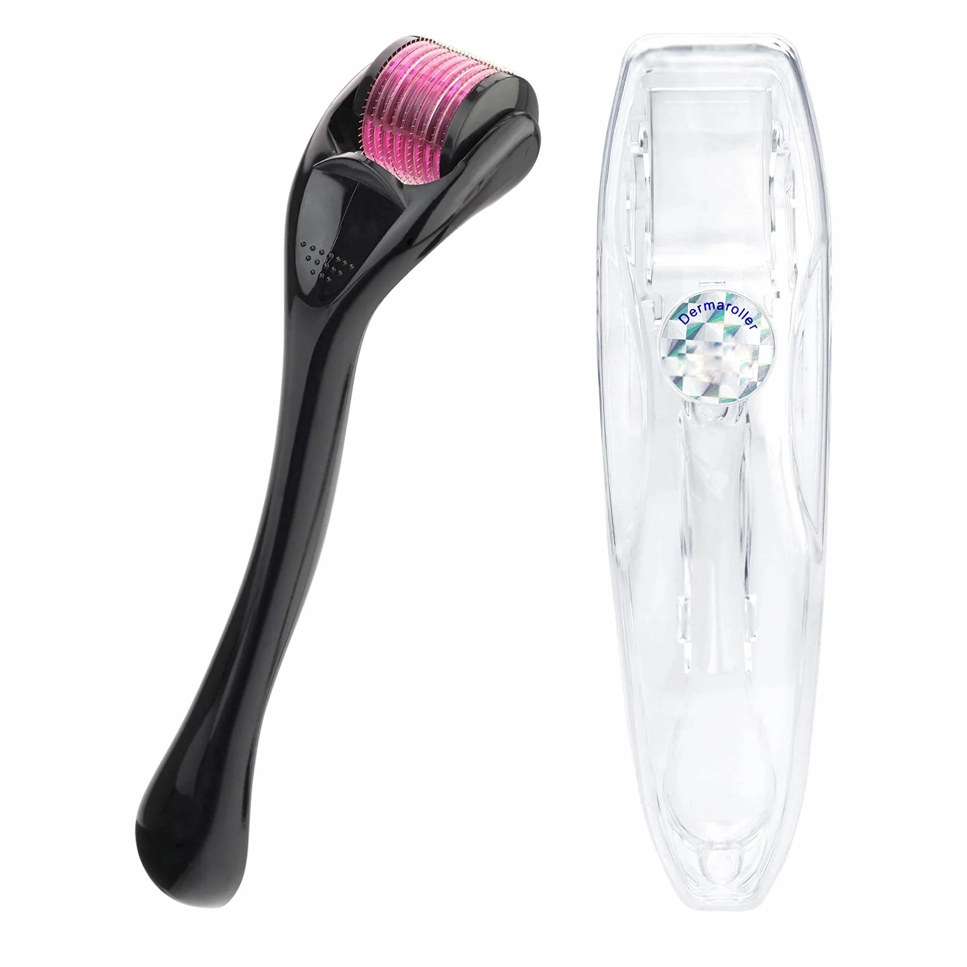 Derma Roller 540 Titane Micro Aiguilles 3.0mm Soin Peau Visage Rides Perte Cheveux Professionnel