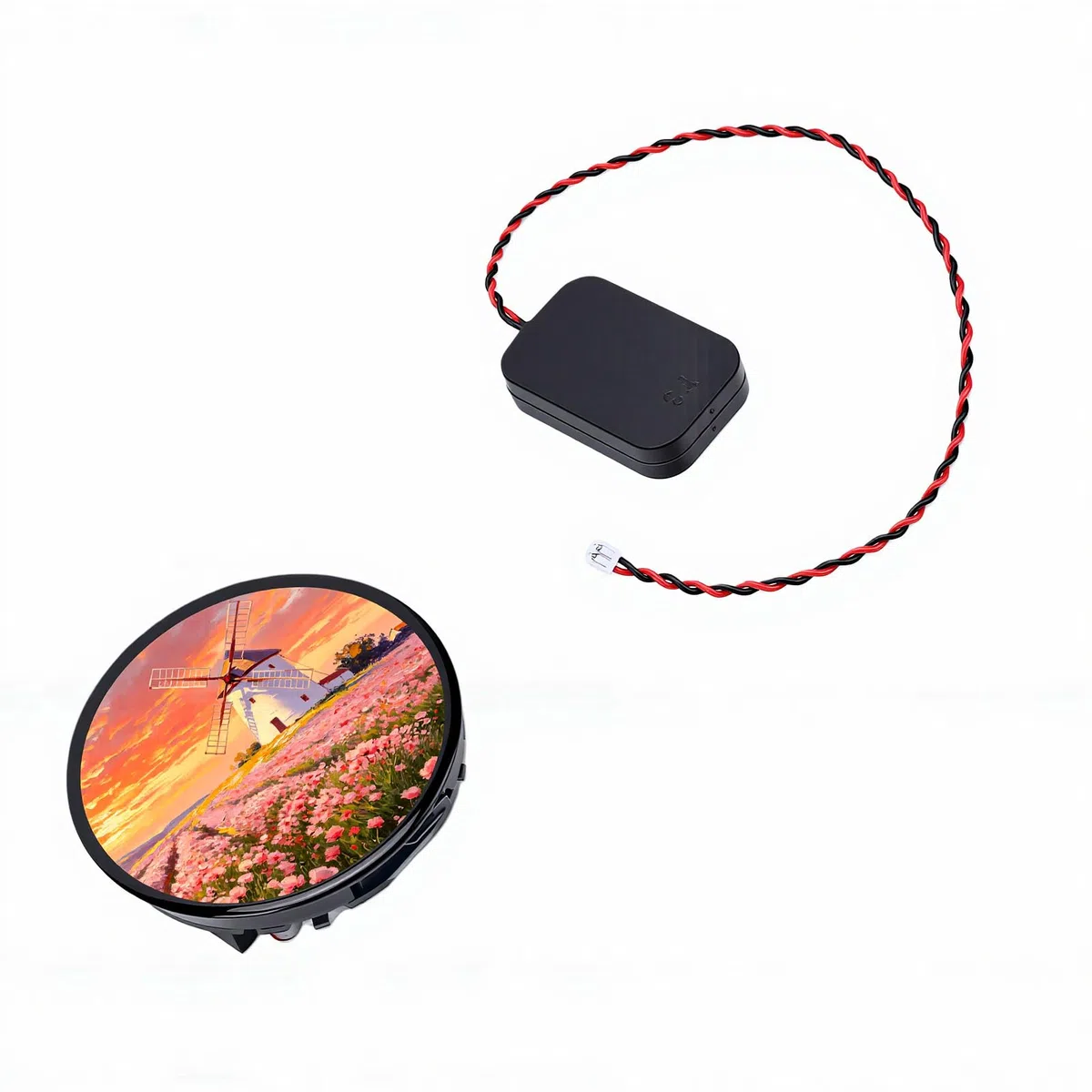 Round Display Development Board for Wearable Projects, 1.75 inch