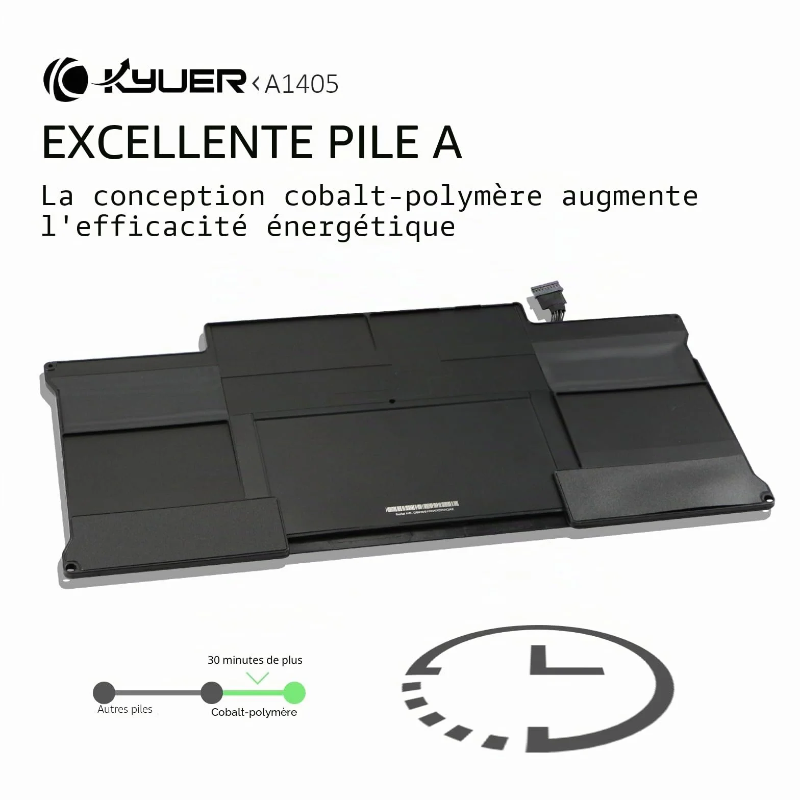 Batterie pour MacBook Air 13" A1369 A1466 2010-2017
