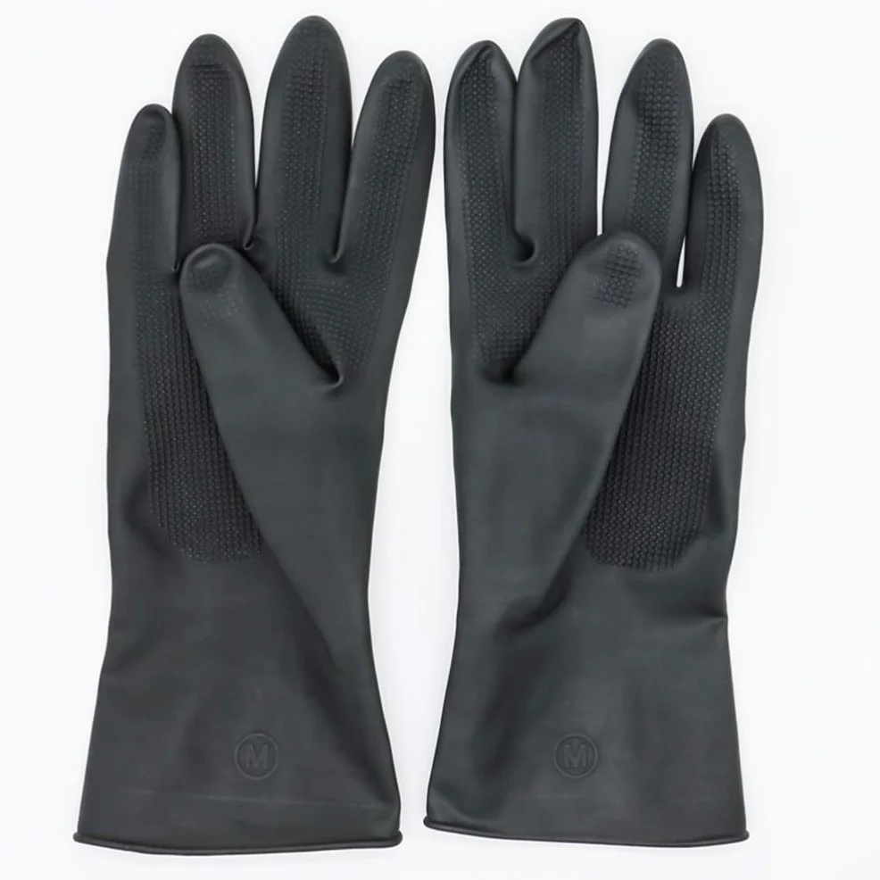 Solustre Lot de 3 paires Gants Teinture Cheveux Antidérapants Imperméables Caoutchouc Taille S