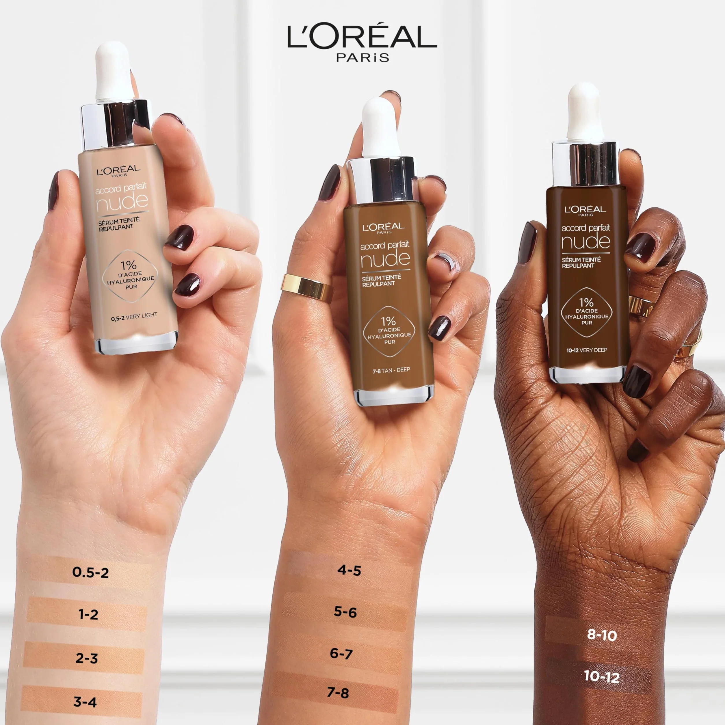 L'Oréal Paris Sérum Teinté Repulpant Accord Parfait 2-3 Light 30 ml