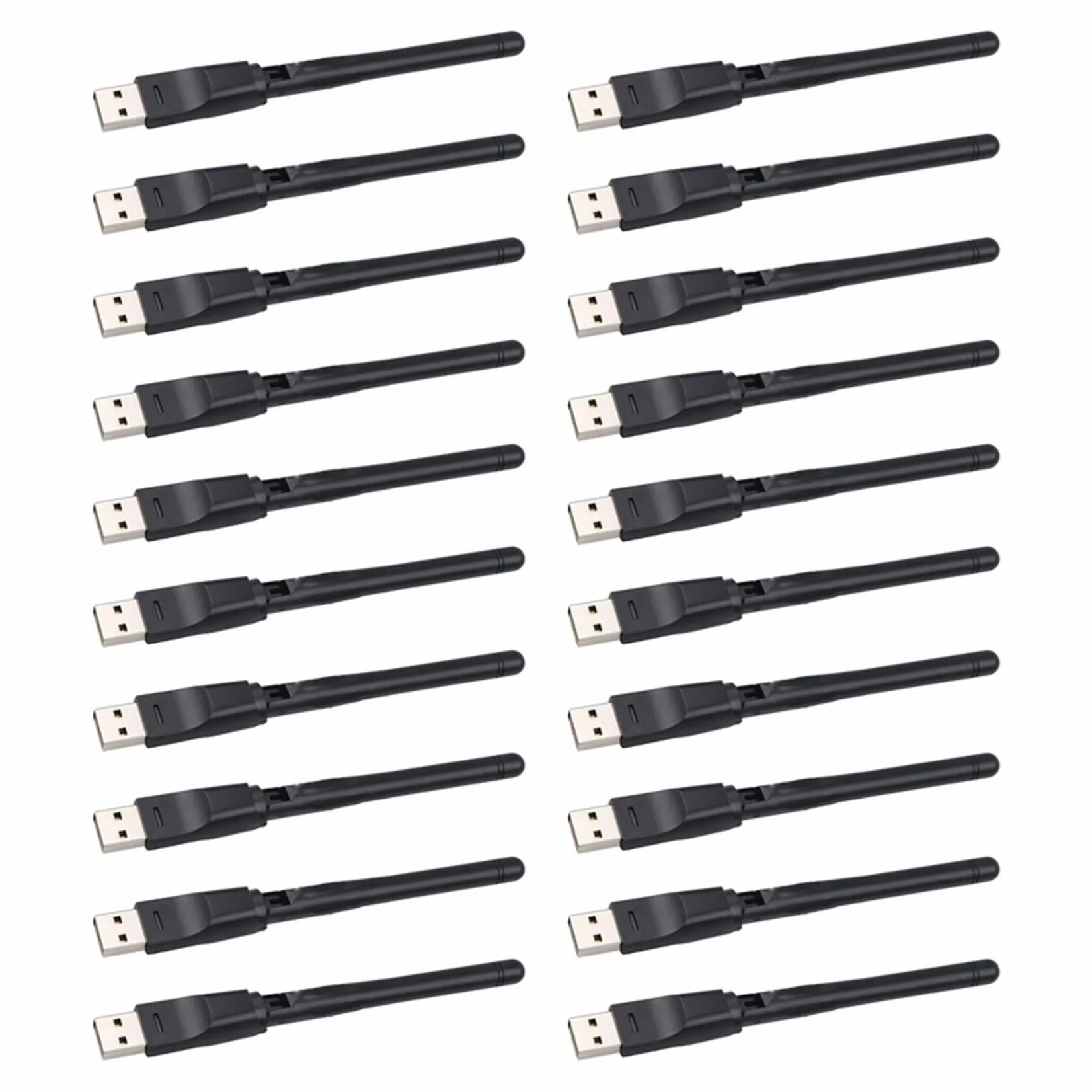 20X Carte sans RT5370 Adaptateur WiFi USB Portable 2,4 G 150 Mbps Antenne WiFi Récepteur WiFi USB pour PC et Boîtier TV