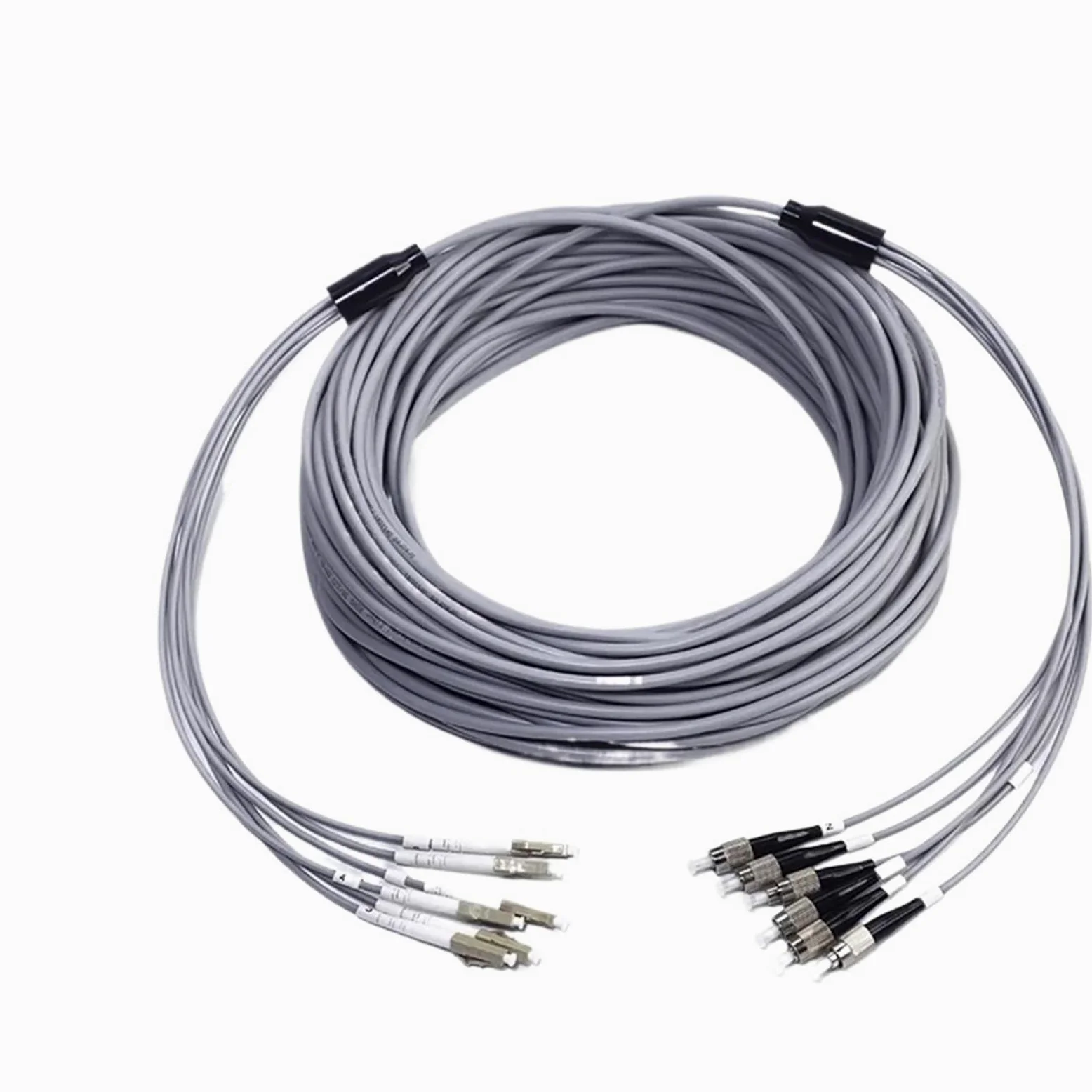 Câble de raccordement à fibre optique blindé 6 fils OM1 OM2 mm 200 m250 m 6 C SC LC FC STA multimode 6 fibres OM1 SC-SC 150 m