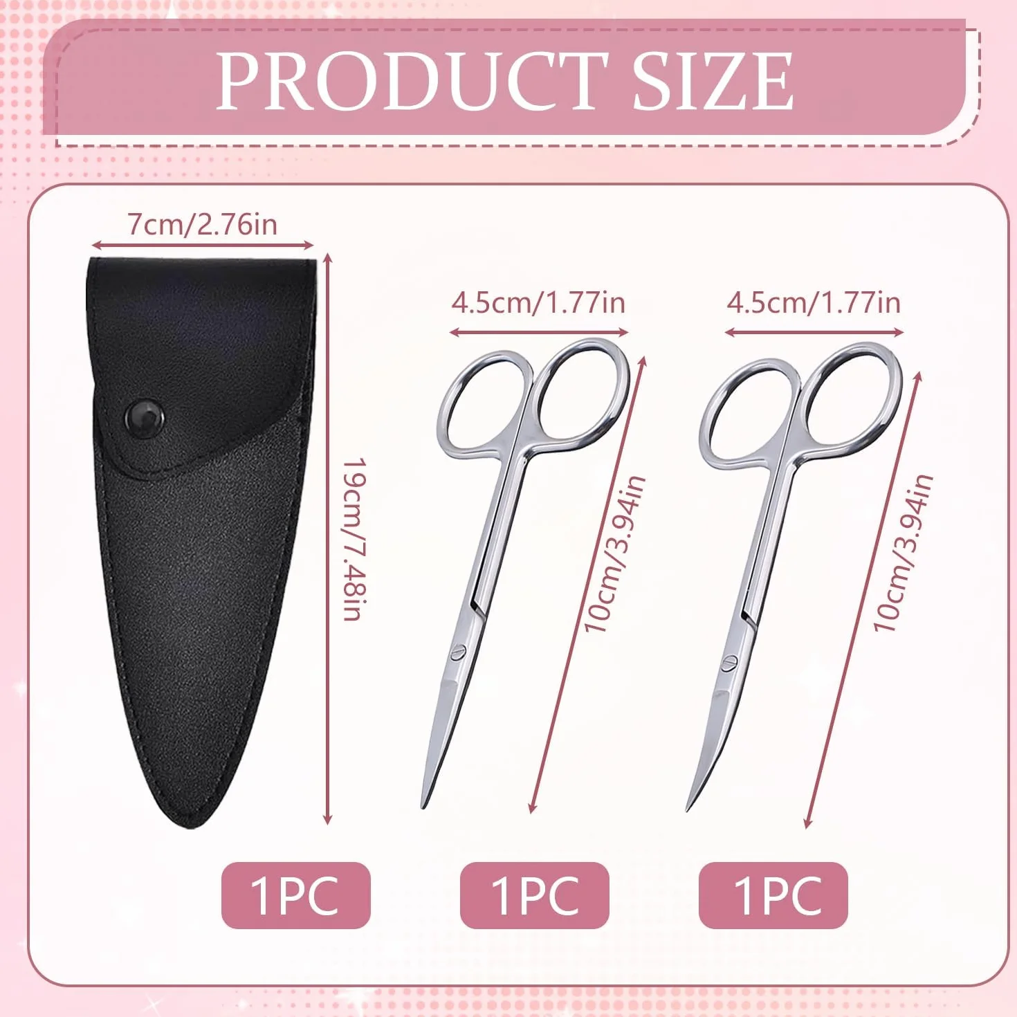 Ciseaux à Cuticules Professionnels Extra Tranchants Extra Fins Pour Manucure Pédicure