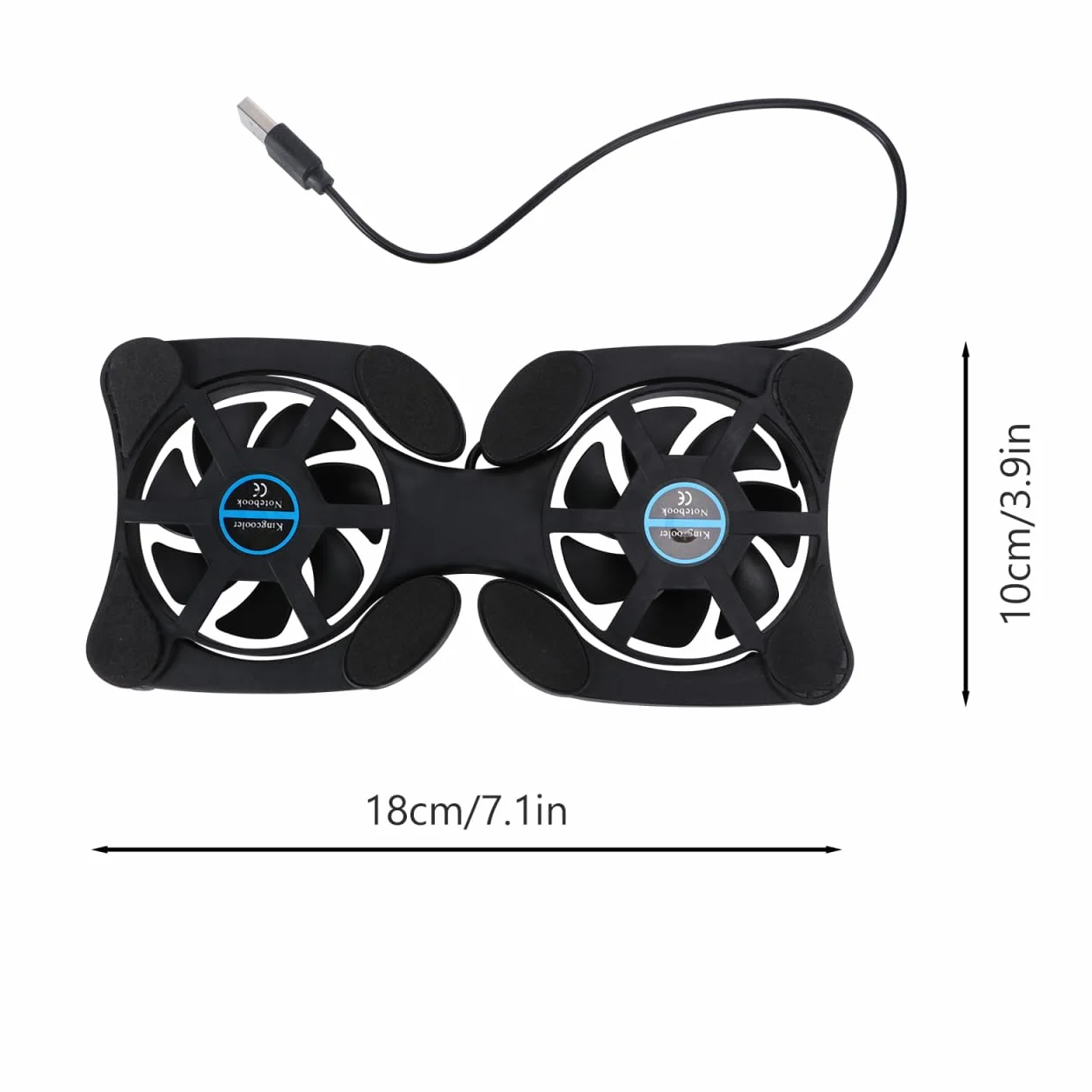 OSALADI Tapis de refroidissement ventilateur USB pour ordinateur portable