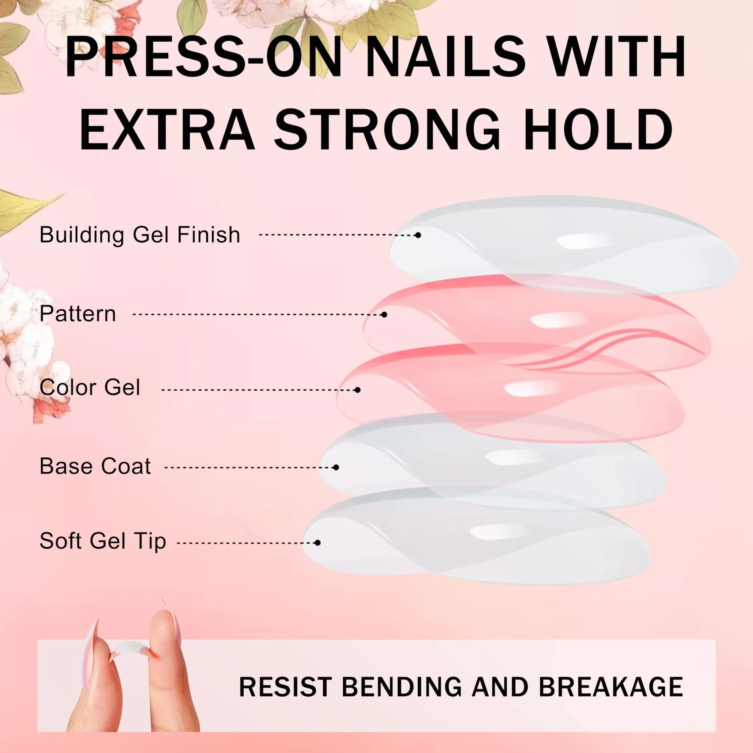 Lot de 240 faux ongles courts à coller en forme d'amande française avec 2 stylos à huile à ongles gel doux naturel nail art