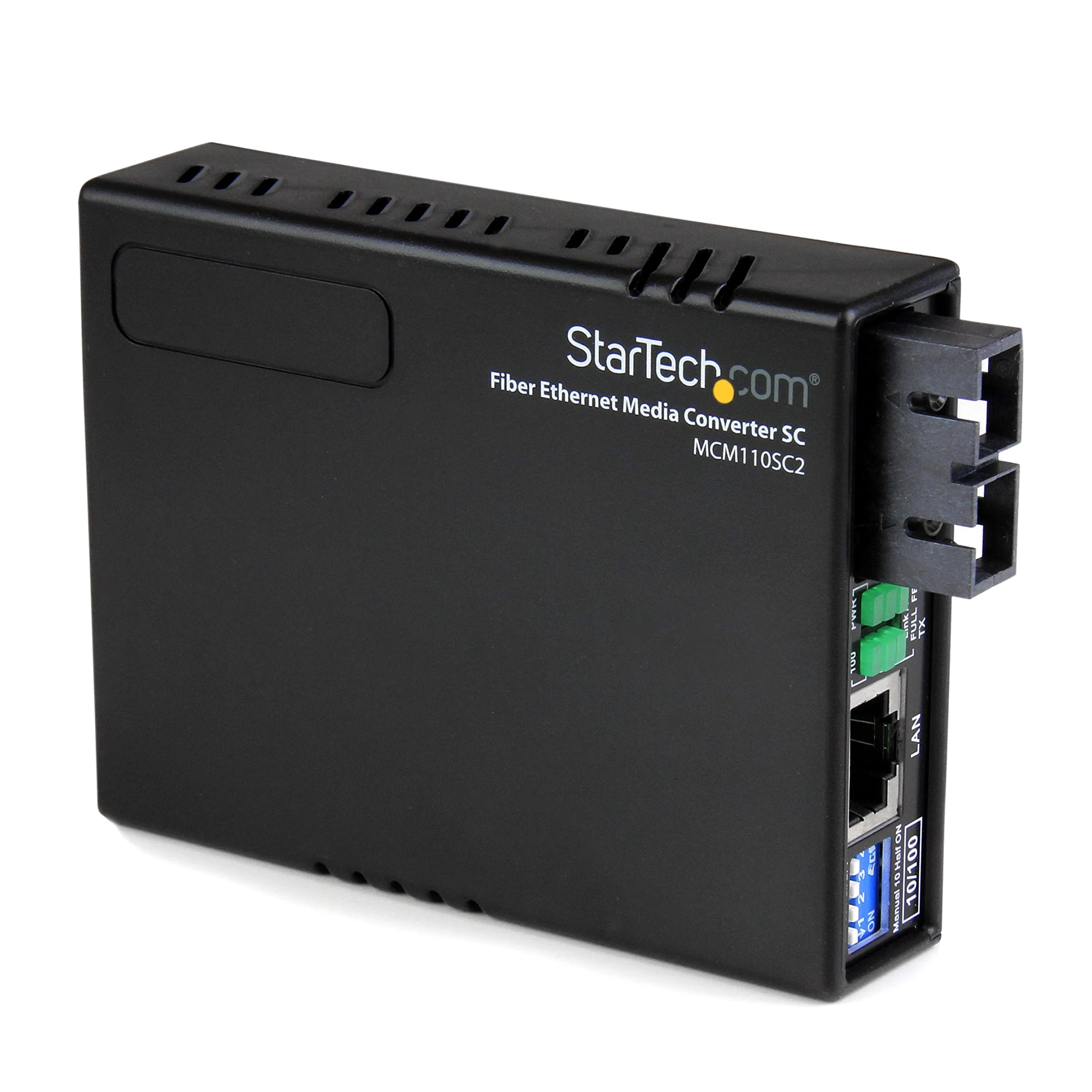 StarTech.COM MCM110SC2EU Convertisseur Ethernet Fibre Optique Multimode SC 10/100 2 km