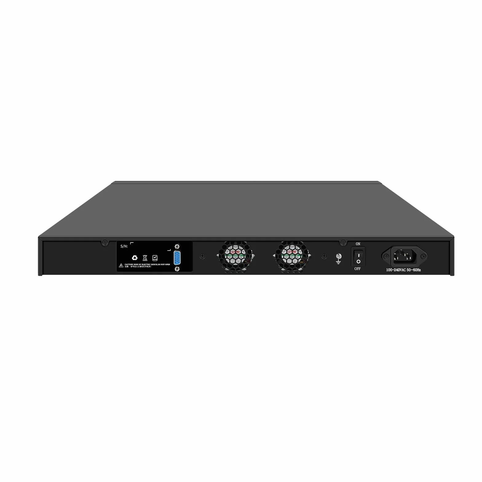 1U Rack Mount Firewall Appliance PFSense Mikrotik OPNsense VPN Core I5 3320M 3340M 6x2.5GbE I226-V LAN Console 4G RAM 64G SSD