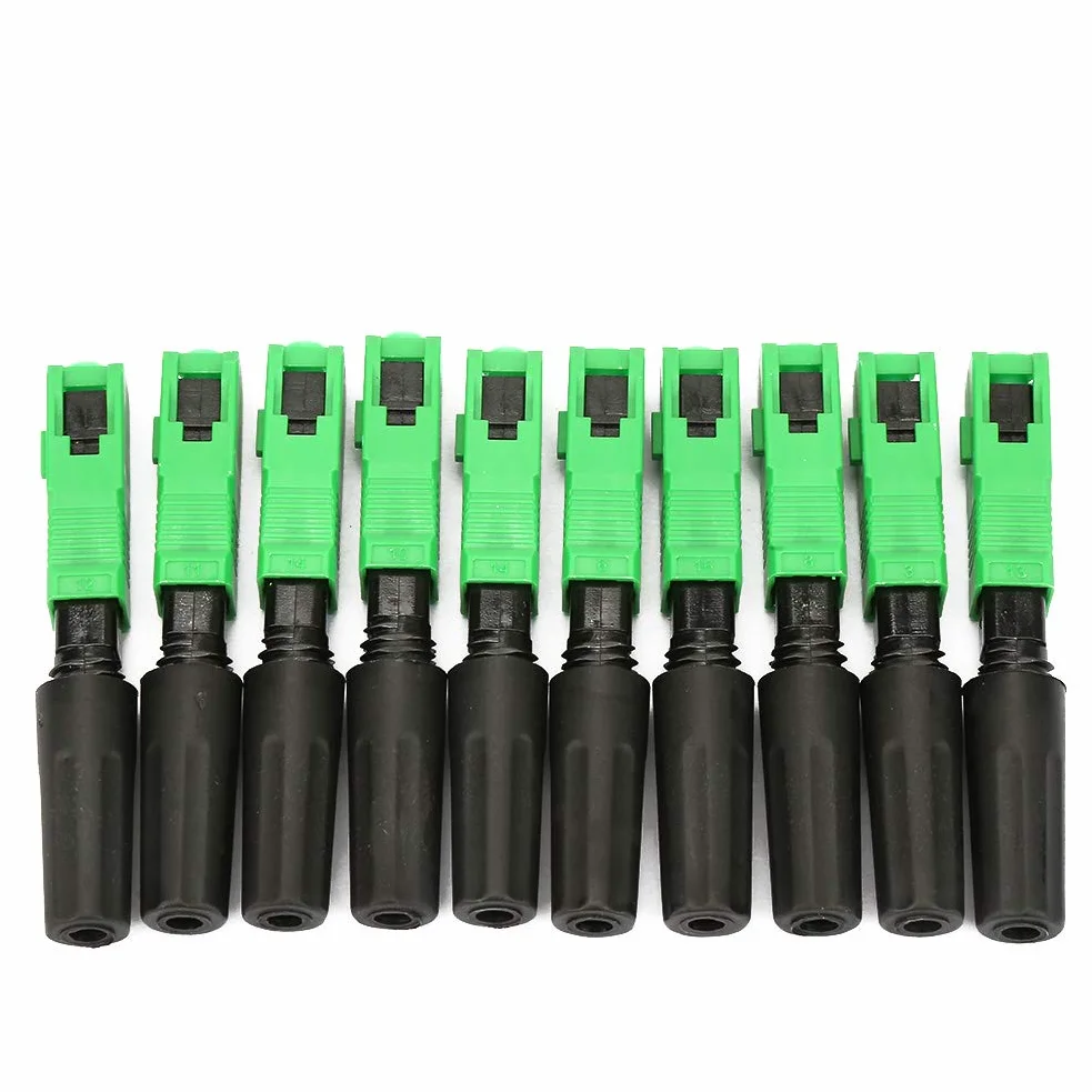 Adaptateur de Connecteur intégré de Fibre Optique SC/pour FTTH, Performances Stables, Protection Intégrée, 100 Pièces pour Instrument à Fibre Optique