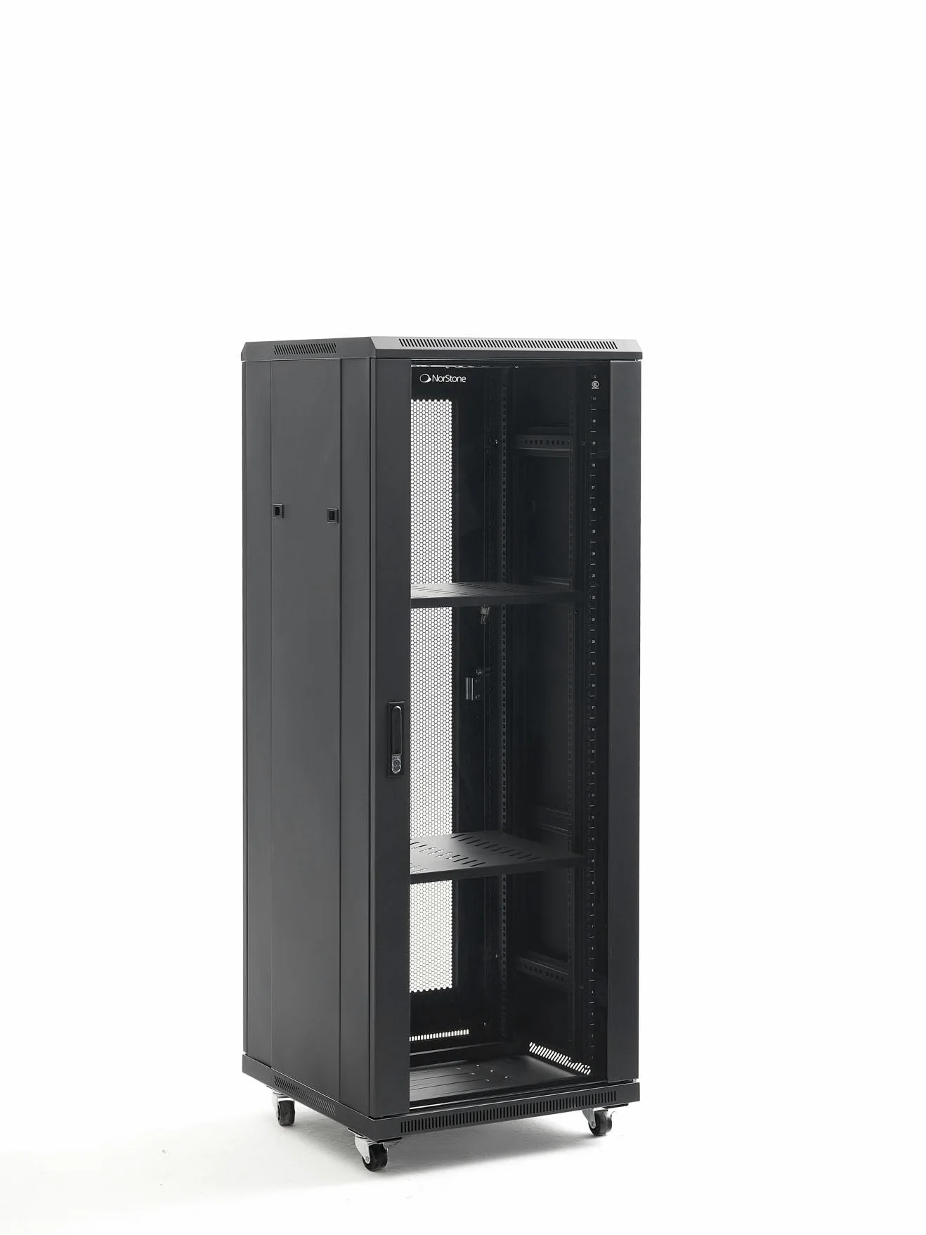 Norstone Pro - Armoire Rack Serveur 32U à 4 Montants, Armoire Rack 19" - Livré à Plat