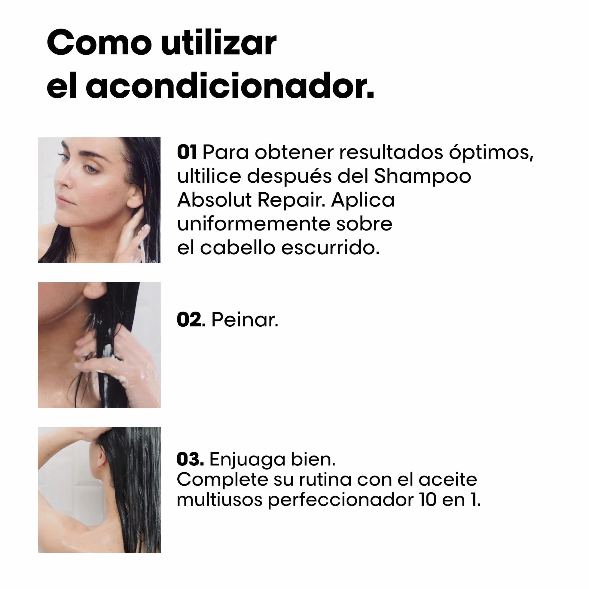 L'Oréal Professionnel Serie Expert Absolut Repair Après-Shampoing Réparateur Instantané Cheveux Secs & Abîmés 300ml