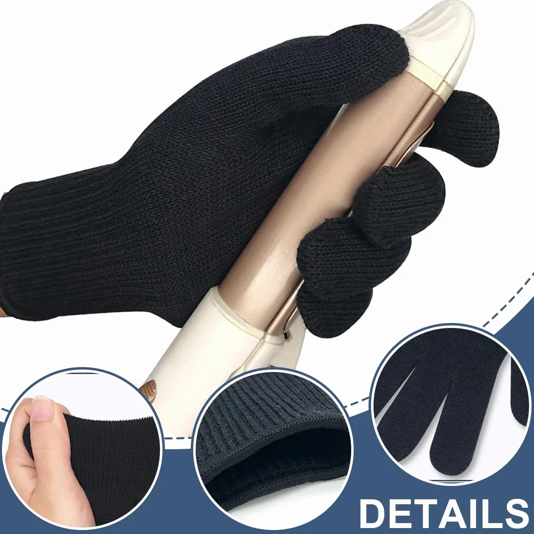 Paire de Gants Résistants à la Chaleur Anti-Brûlure pour Mains Professionnels Taille M