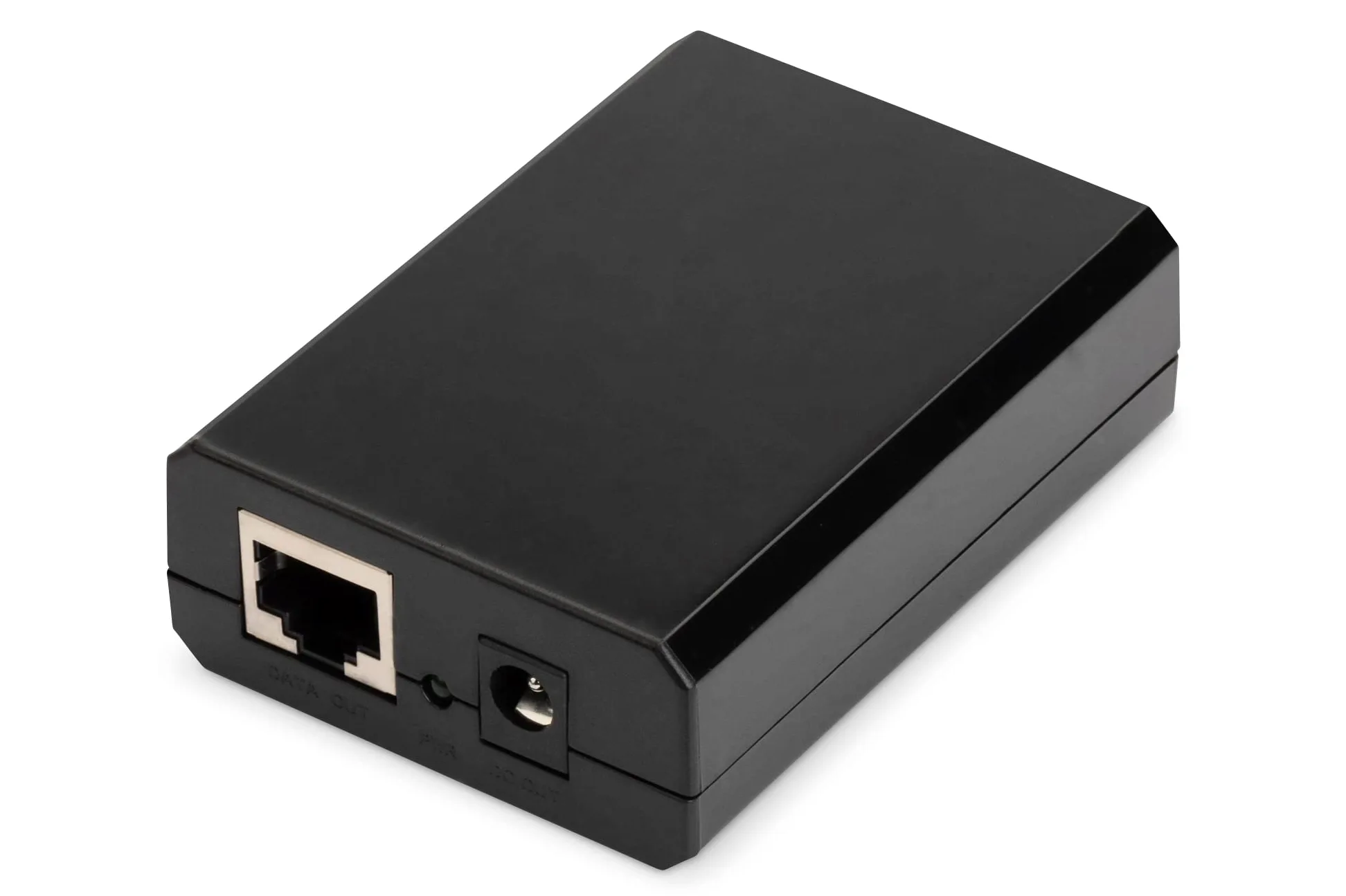 DIGITUS PoE+ Splitter - IEEE802.3at - Gigabit Ethernet - Tension de Sortie 5, 9, 12 Volt - DC 3.5mm Plug & Socket