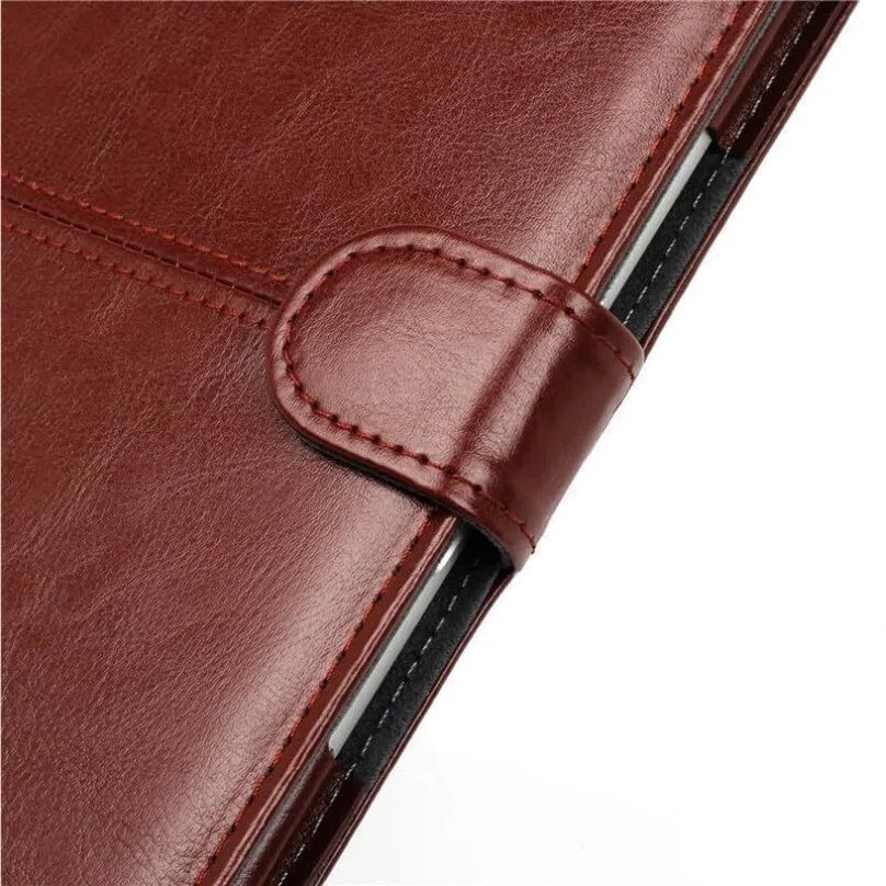 Generic Étui pour MacBook Pro 13 pouces A1502 A1425 (couleur : marron) Étui à rabat magnétique en cuir