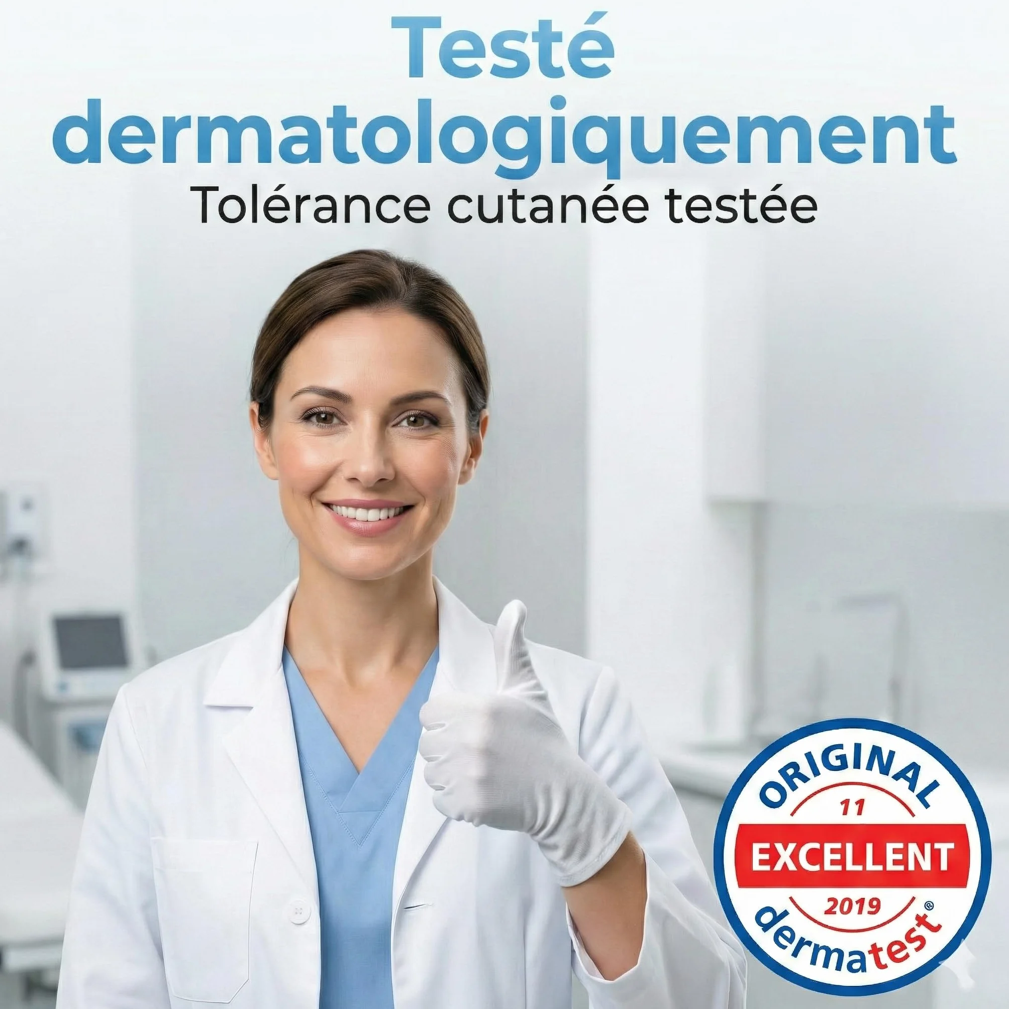 Gants coton dermatologique antistatique eczema hydratant main 3 paires M
