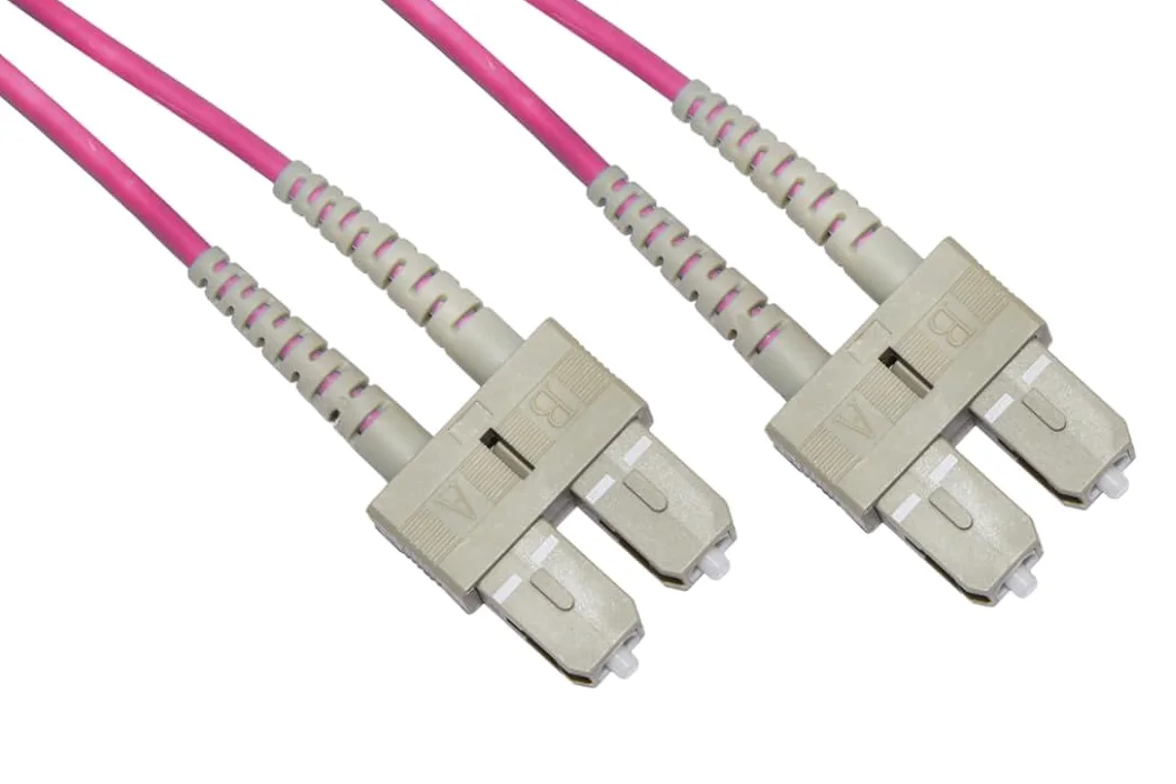 LINK CONFEZIONE 10 CAVI Fibre OTIQUE SC A SC MULTIMODE Duplex OM4 GUAINA 2 MM 50/125 MT.3 Marque