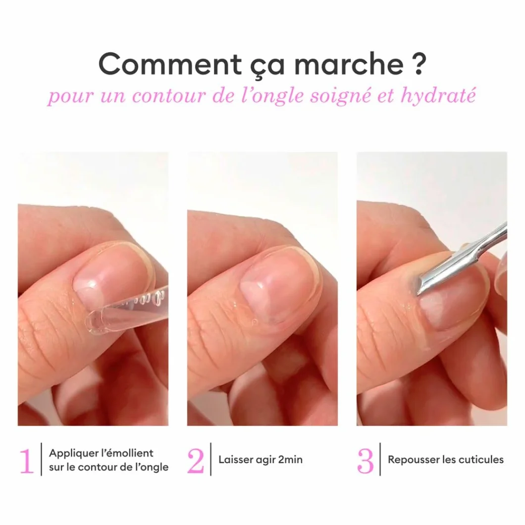 Manucurist Émollient Efficace Ongles et Cuticules Gel 9-Free 97% Bio-Sourcé Fabriqué en France 15ml
