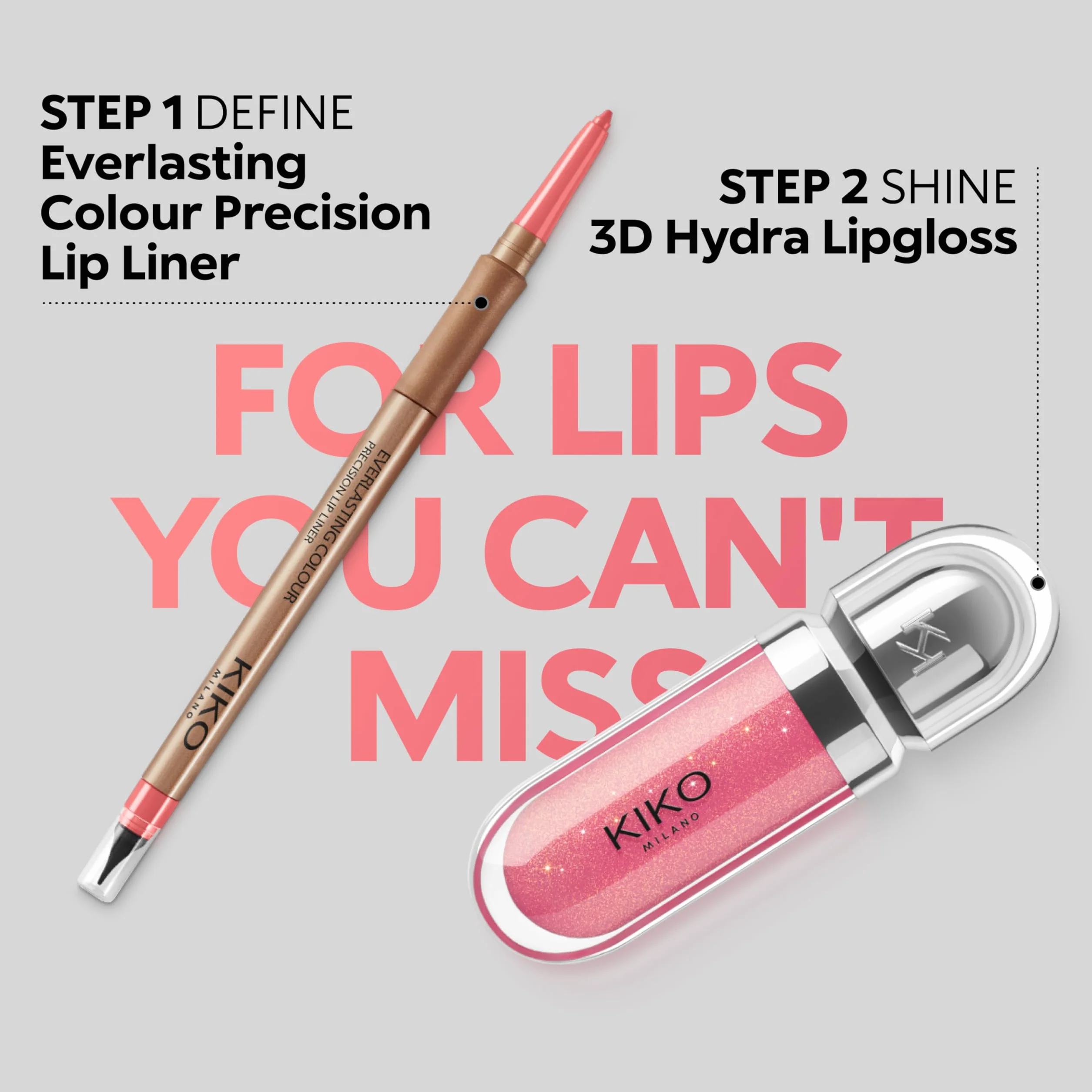 KIKO Milano 3D Hydra Lipgloss 17 Brillant à Lèvres Hydratant Longue Tenue